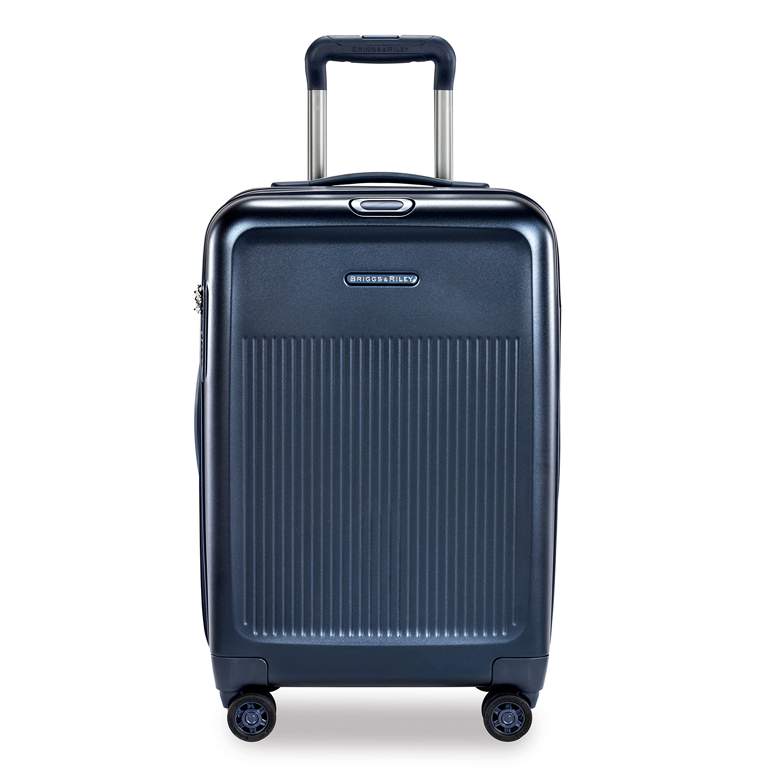 briggs-riley-sympatico-hardside-domestic-spinner-luggage-matte-navy-22-inch-carr image 1