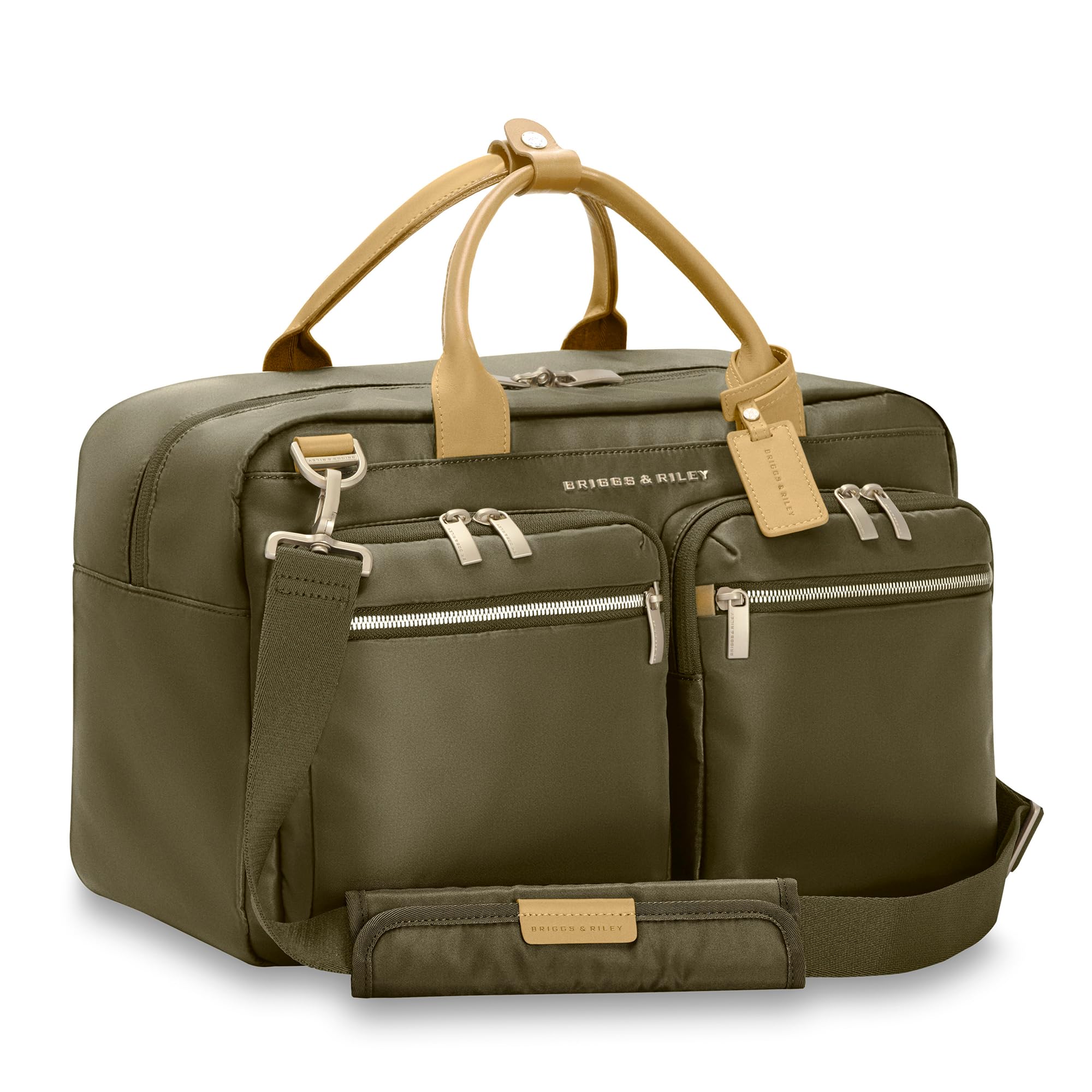 briggs-riley-multi-pocket-cabin-bag-rhapsody-collection-olive-15-laptop image 1