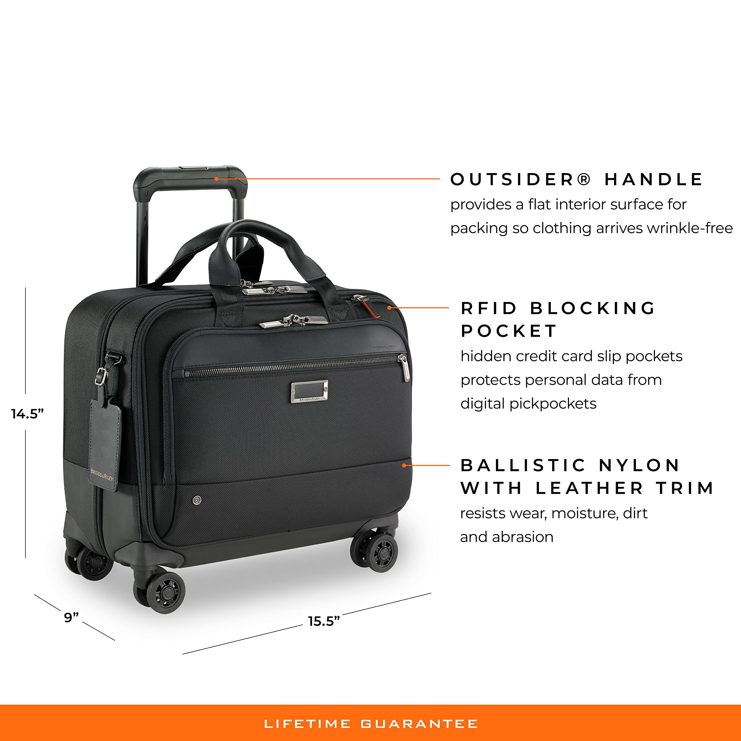 briggs-riley-work-medium-spinner-brief-360-rolling-laptop-briefcase-fits-15-6-la image 3