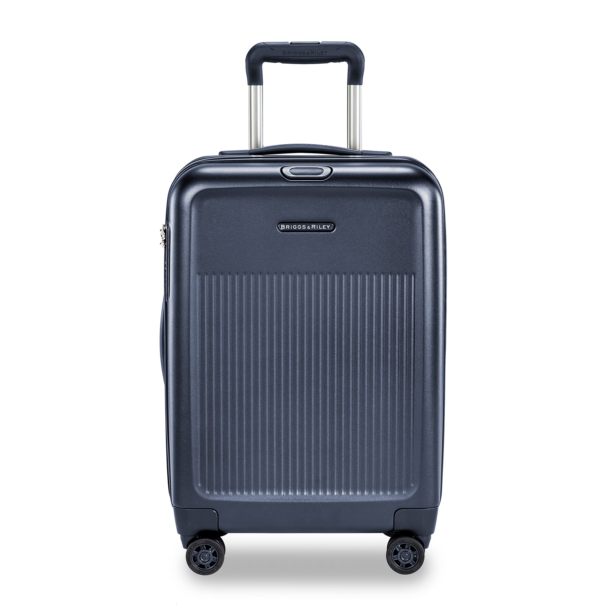 briggs-riley-sympatico-hardside-international-spinner-luggage-matte-navy-21-inch image 1