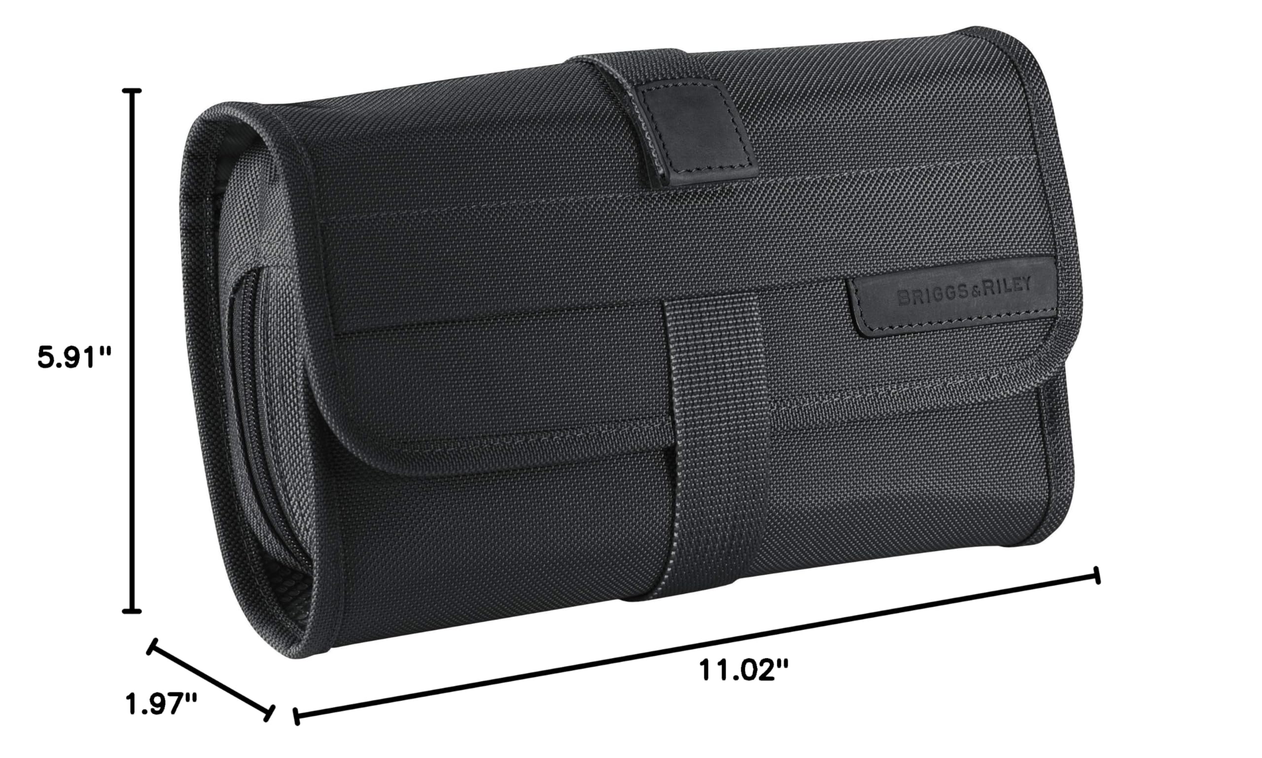 briggs-riley-baseline-compact-toiletry-kit-tri-fold-travel-organizer-with-wet-dr image 5