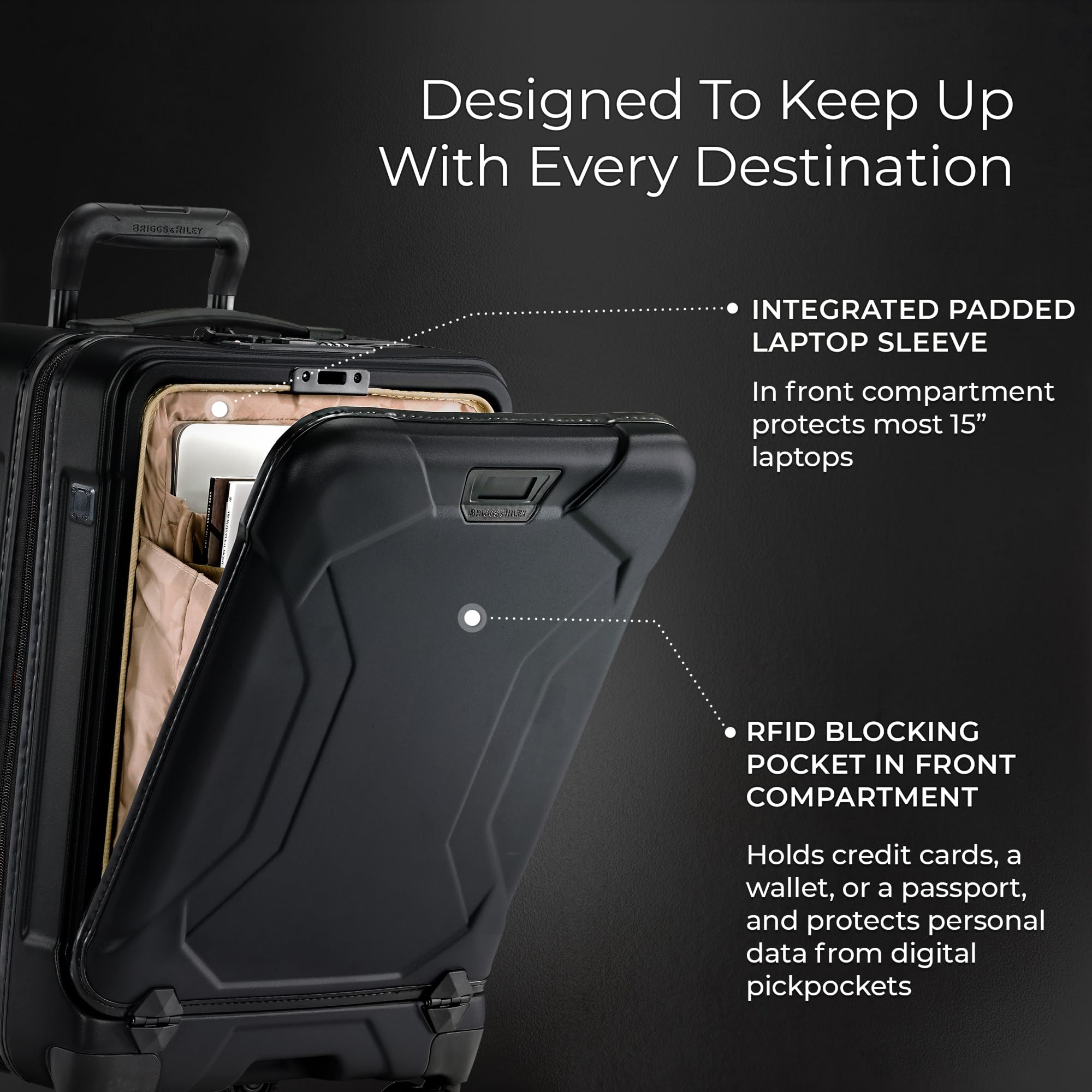 briggs-riley-torq-22-carry-on-spinner-hard-shell-stealth-black image 3