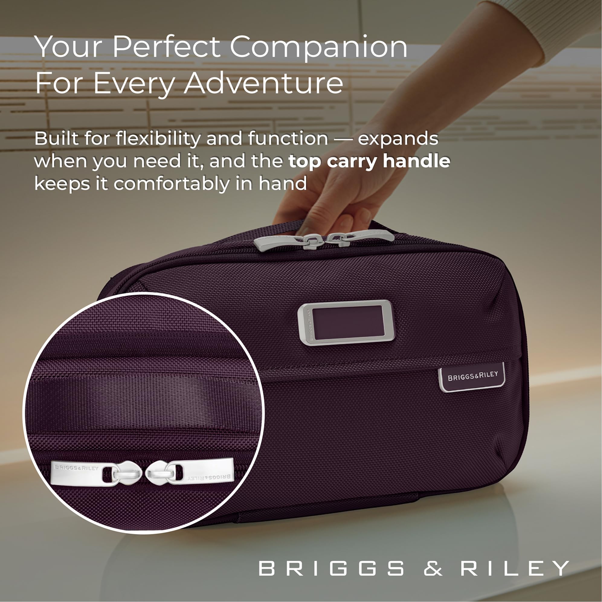 briggs-riley-baseline-toiletry-kit-dual-compartment-travel-organizer image 5