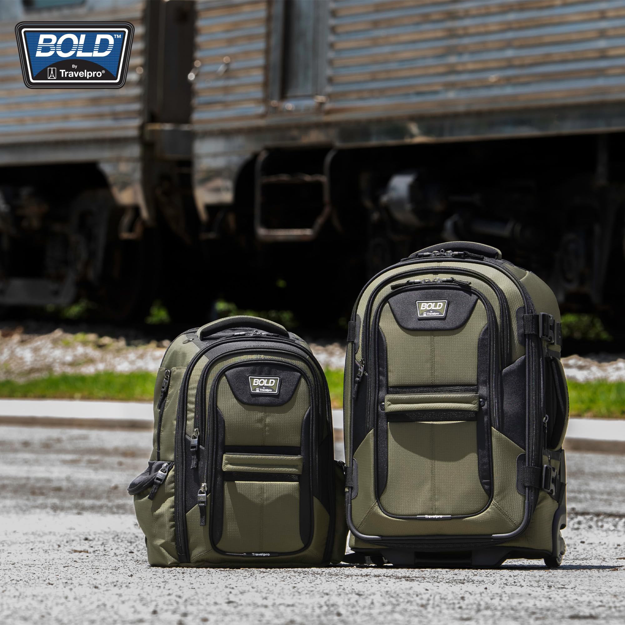 travelpro-bold-softside-2-piece-set-22-expandable-2-wheel-carry-on-backpack-blue image 3