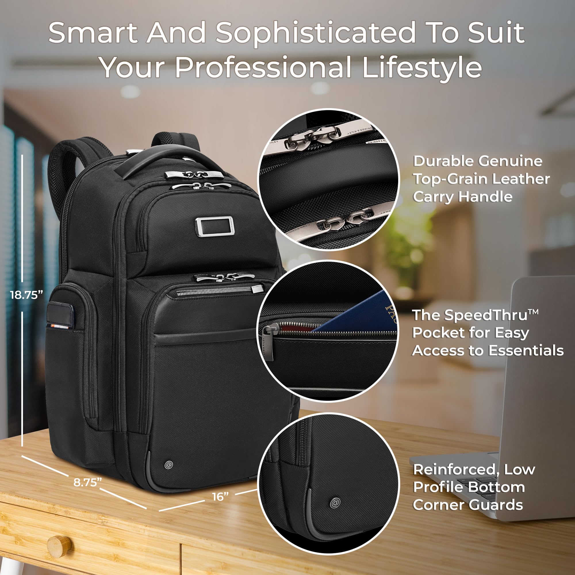 briggs-riley-work-large-cargo-backpack-for-women-men-spacious-durable-laptop-bac image 2