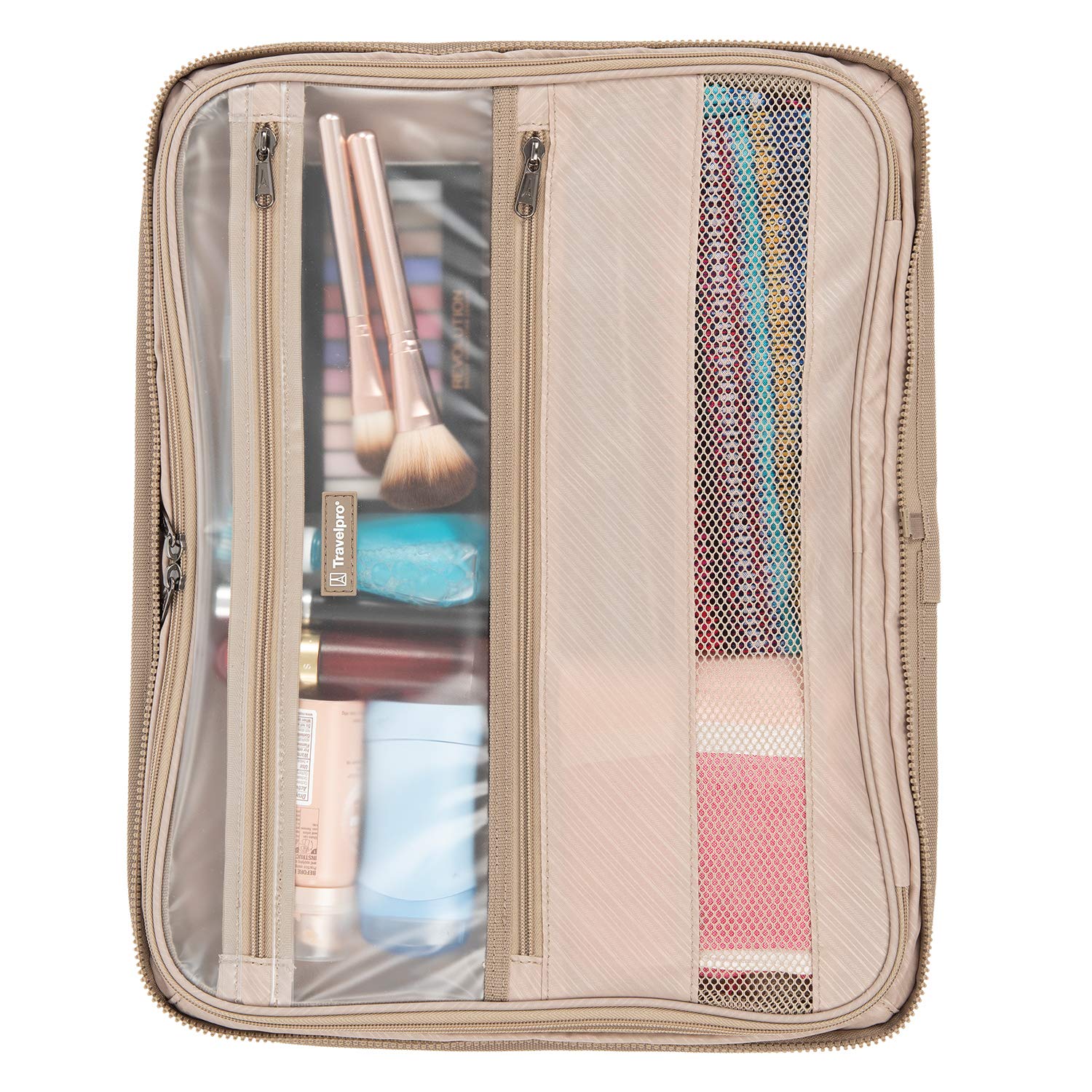 travelpro-crew-versapack-all-in-one-organizer-max-size-khaki-zip-in-luggage-orga image 3