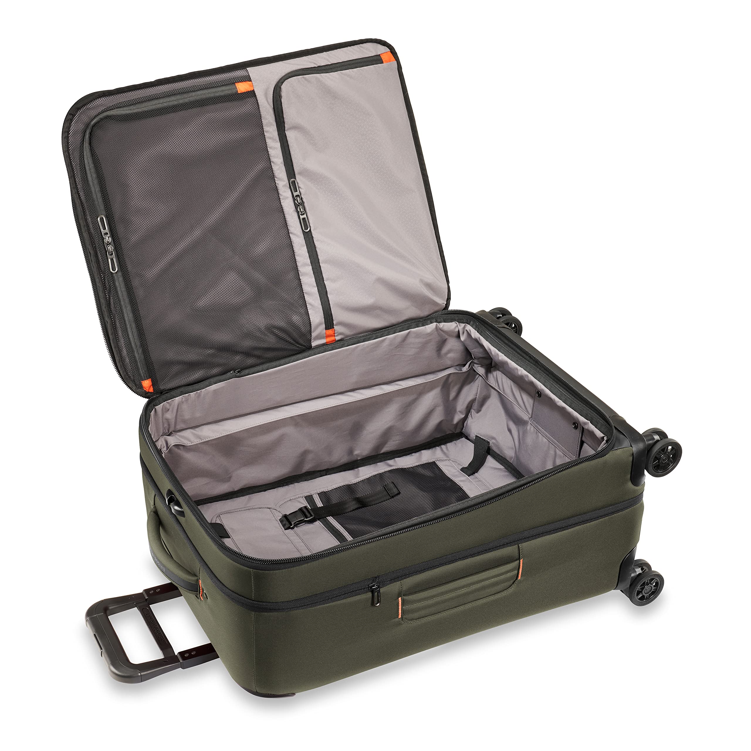 briggs-riley-zdx-26-medium-expandable-spinner-checked-luggage-hunter image 7