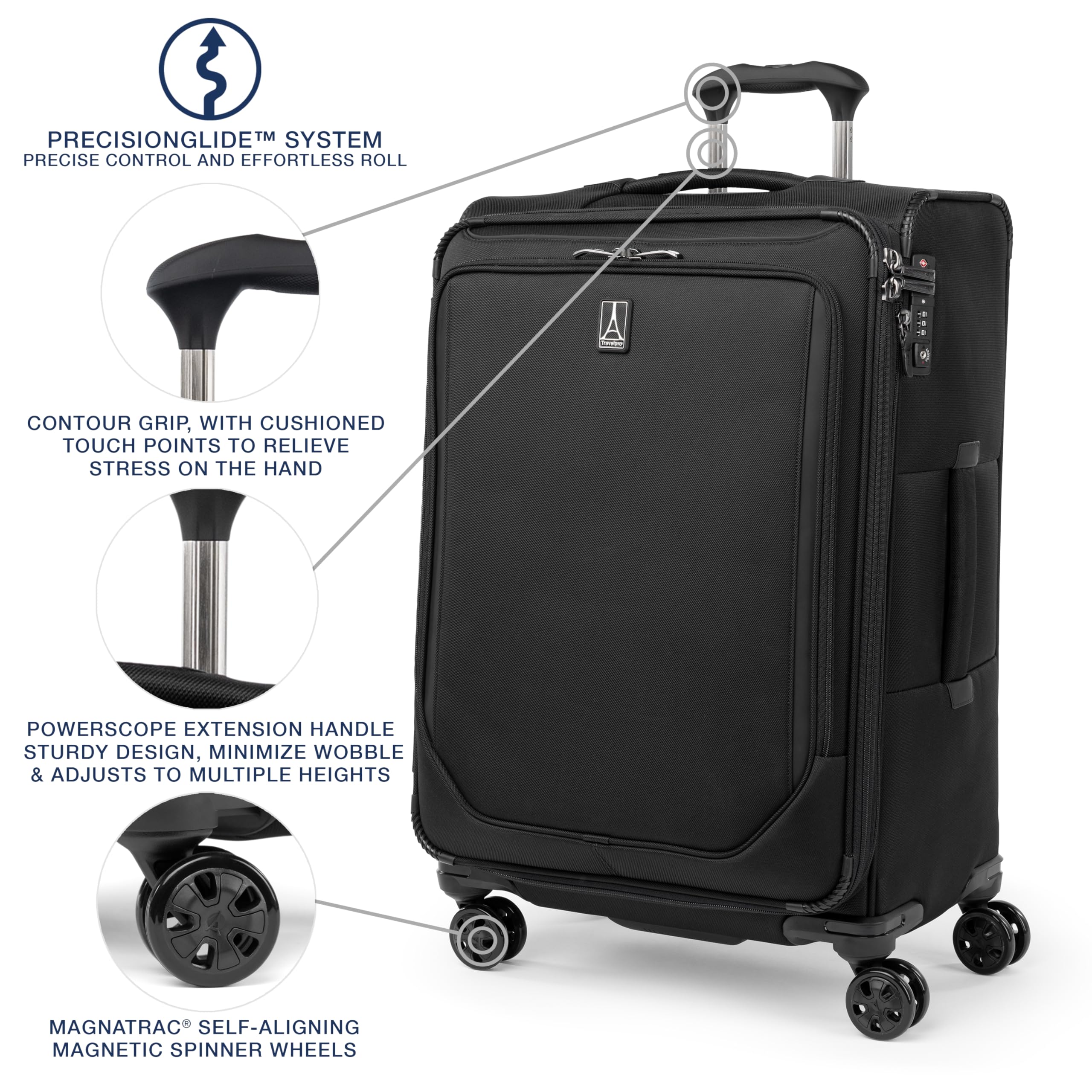 travelpro-crew-classic-lightweight-softside-expandable-checked-luggage-8-wheel-s image 2