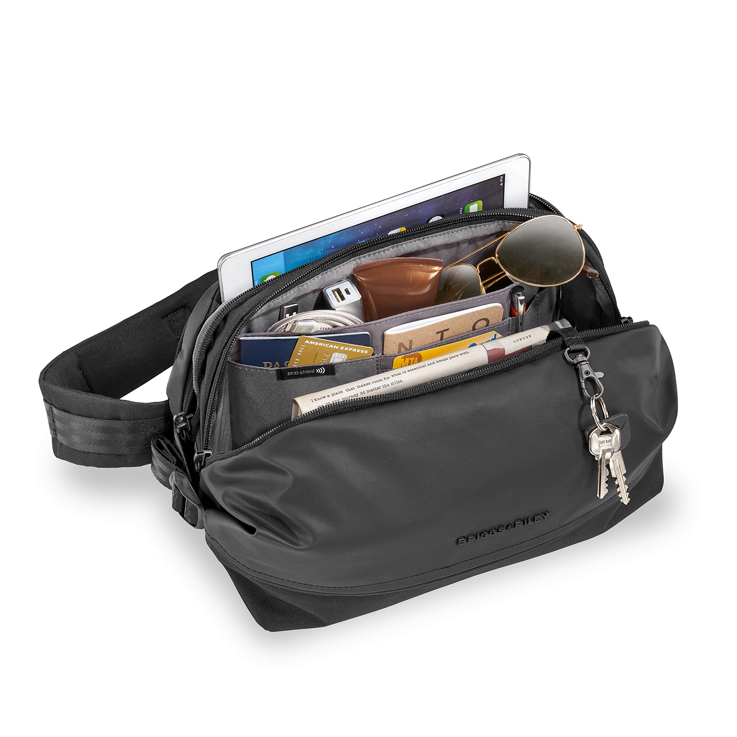briggs-riley-delve-crossbody-sling-bag-black-7-5-x-14-x-3 image 7