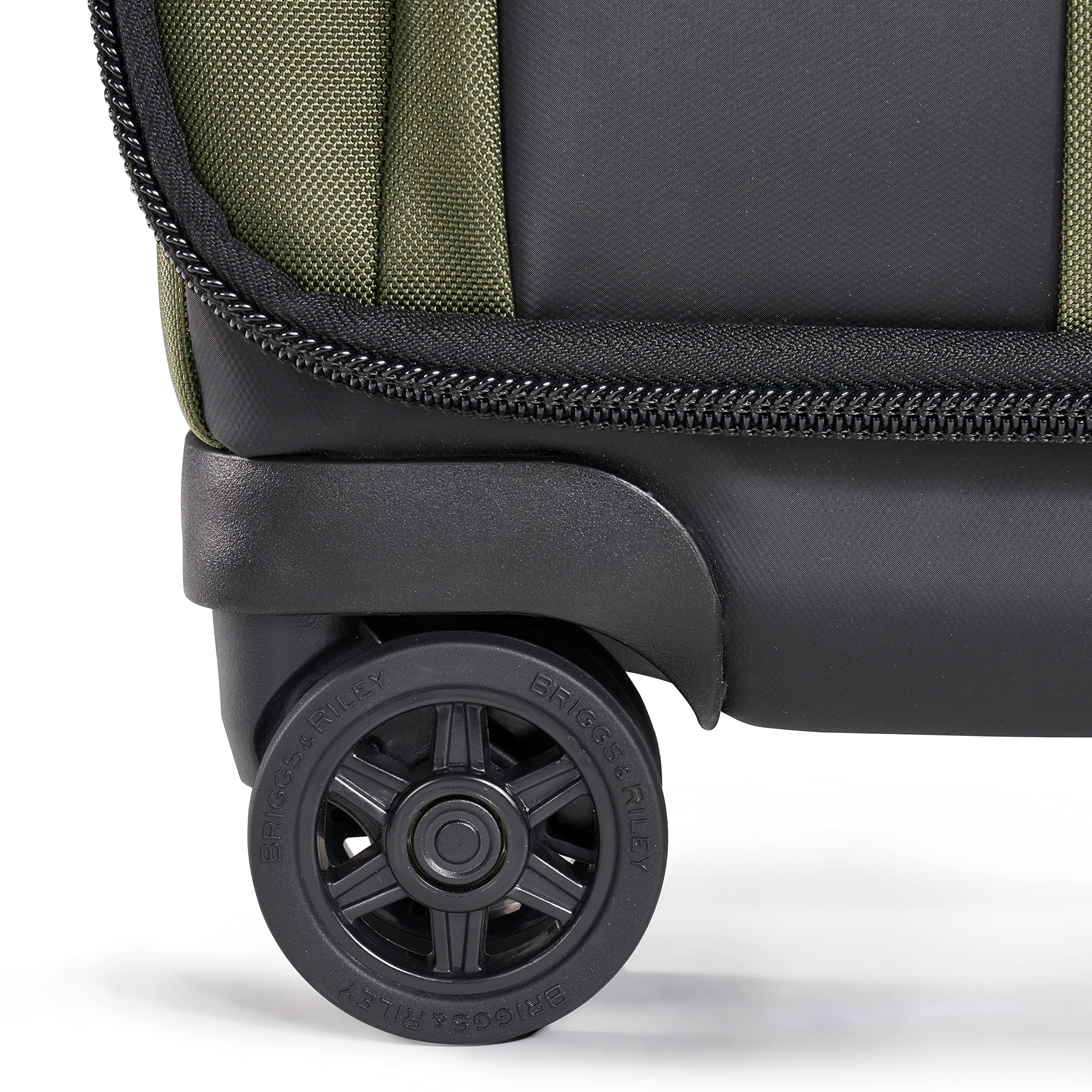 briggs-riley-zdx-26-medium-expandable-spinner-checked-luggage-hunter image 6