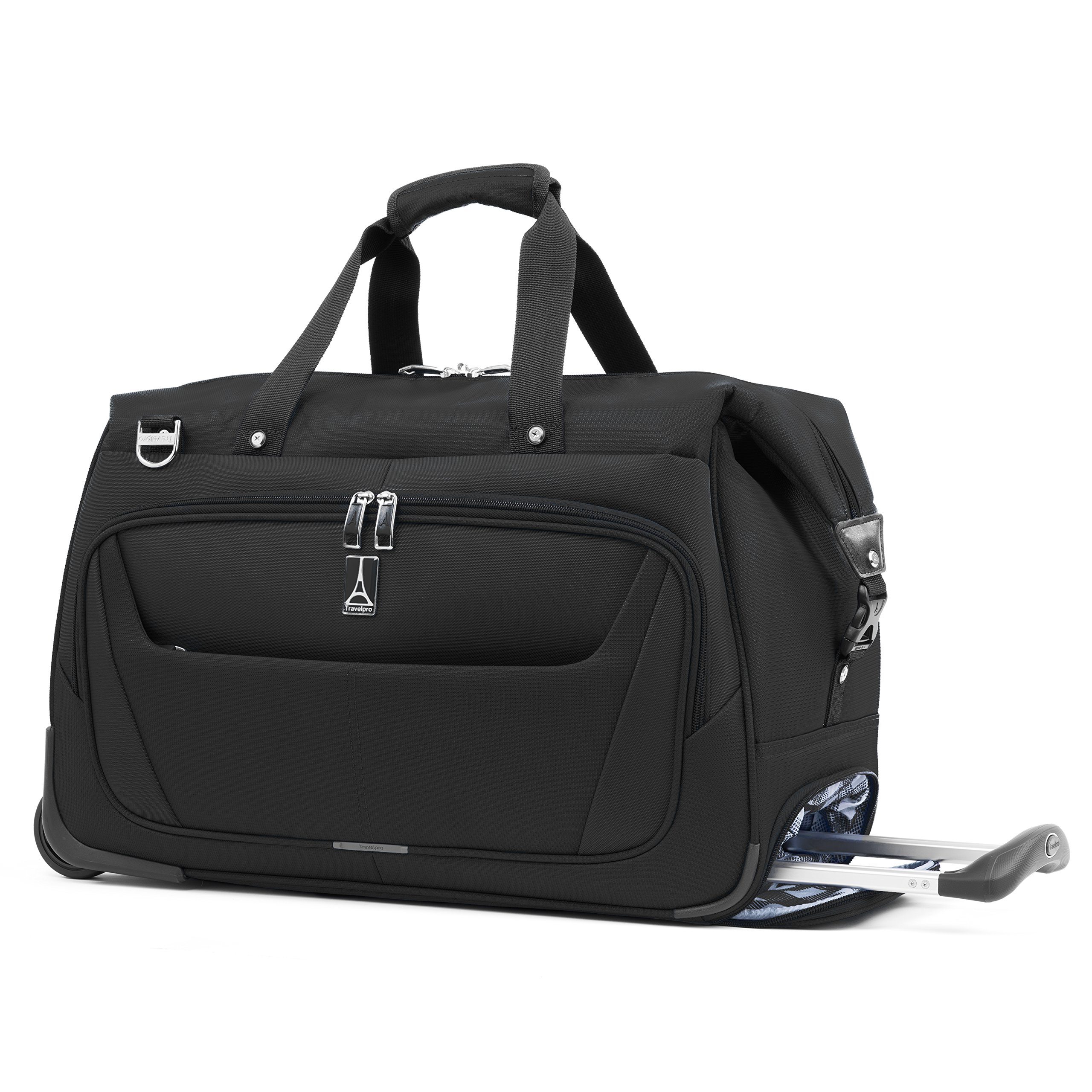 travelpro-maxlite-5-carry-on-rolling-duffel-bag-black-20-inch image 1