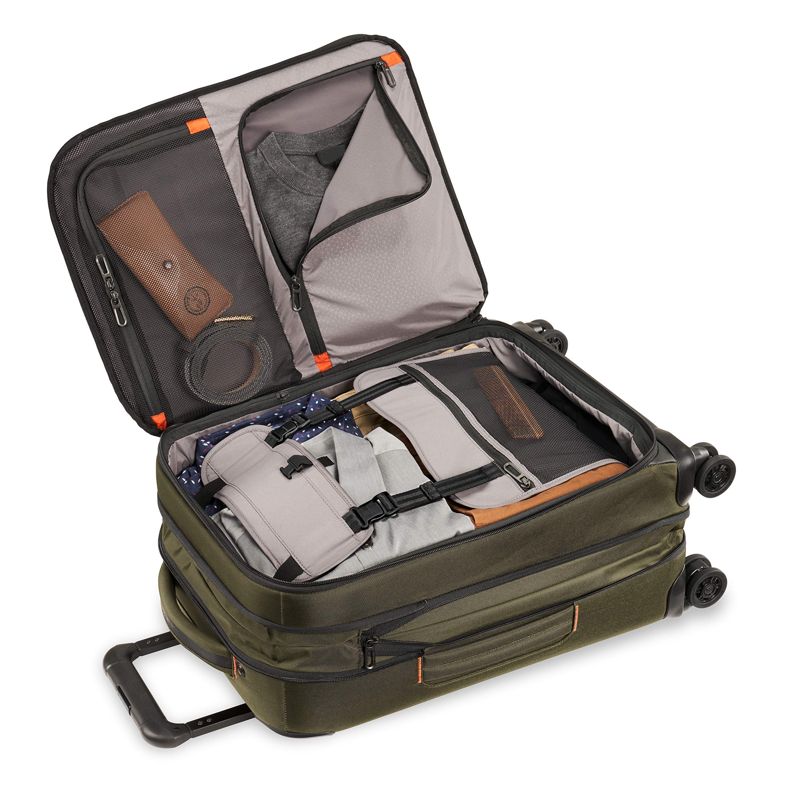 briggs-riley-zdx-22-carry-on-expandable-spinner-softside-luggage-hunter image 6
