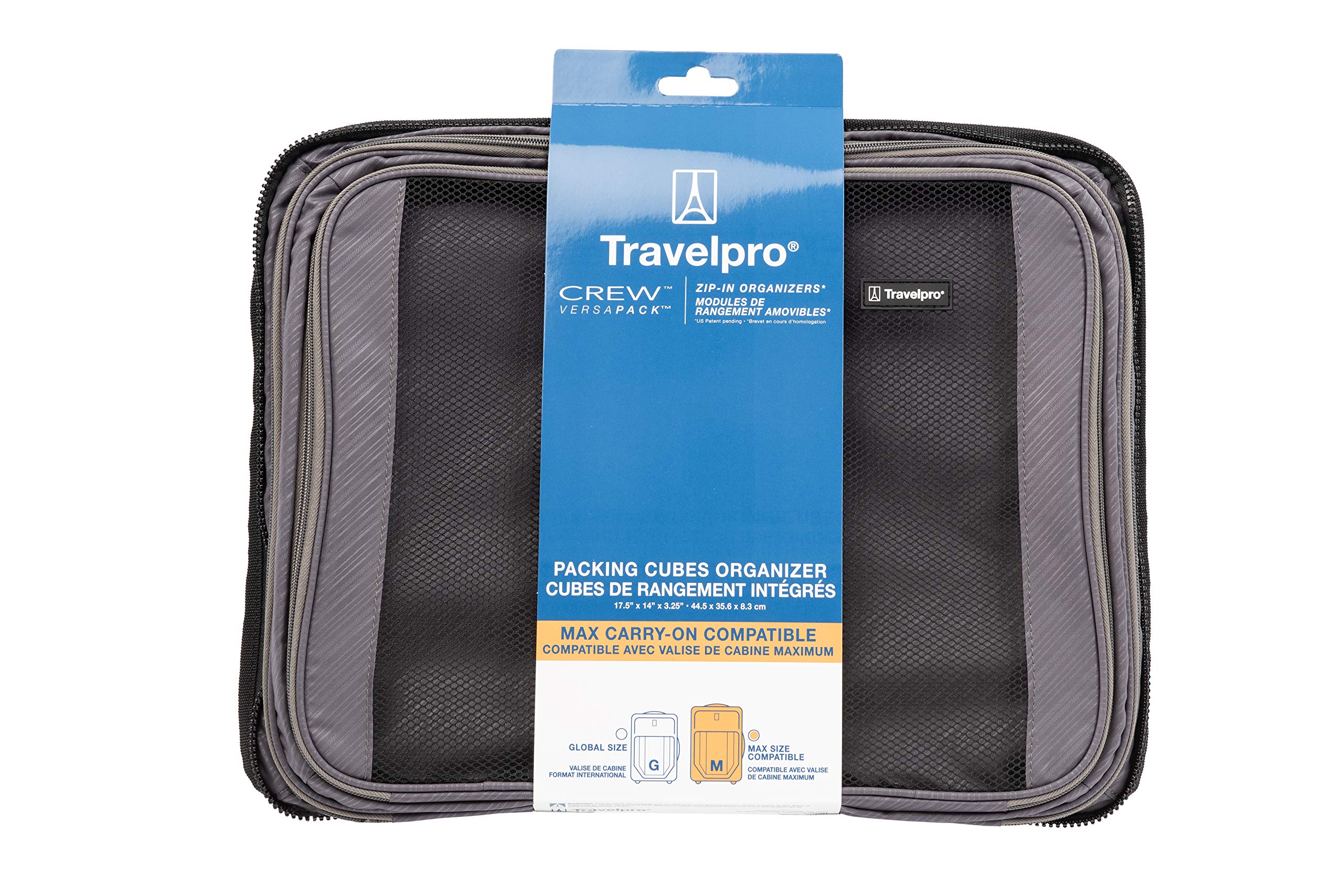 travelpro-crew-versapack-packing-cubes-organizer-max-size-grey image 3