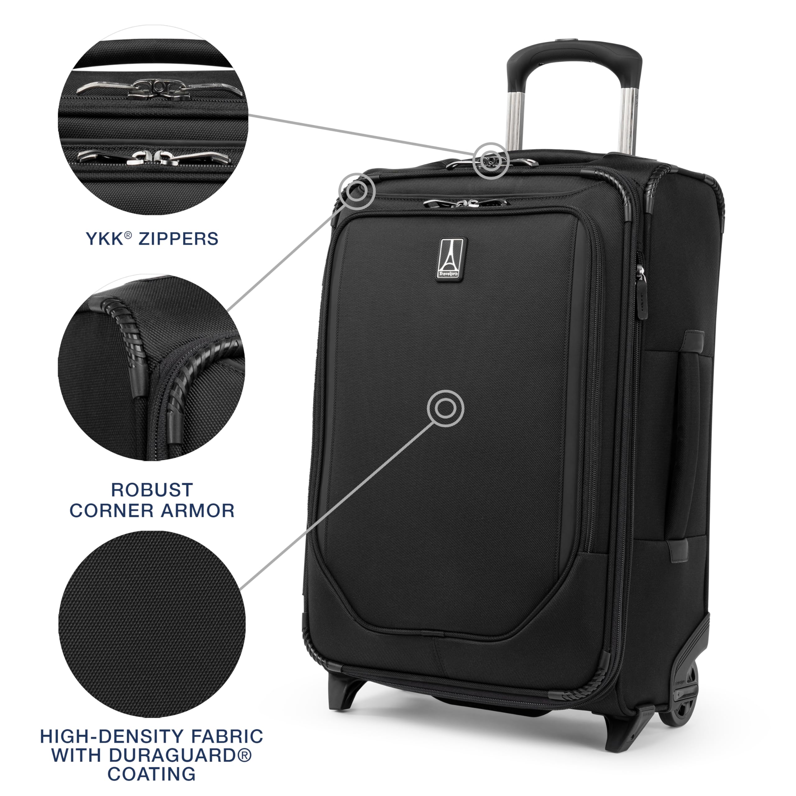 travelpro-crew-classic-lightweight-softside-expandable-carry-on-luggage-2-wheel- image 2