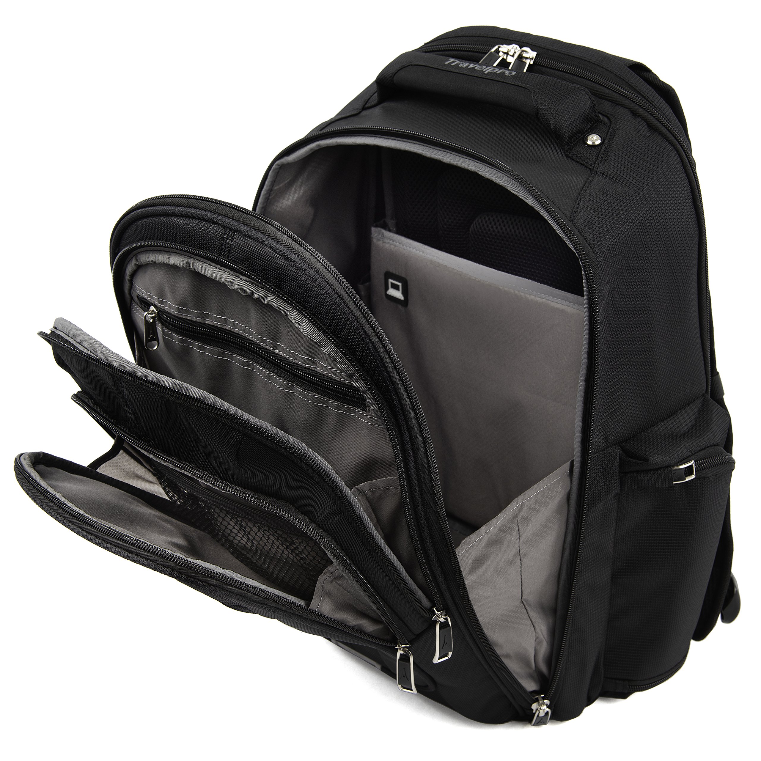 travelpro-maxlite-5-softside-lightweight-underseat-backpack-fits-17-5-laptop-bla image 5