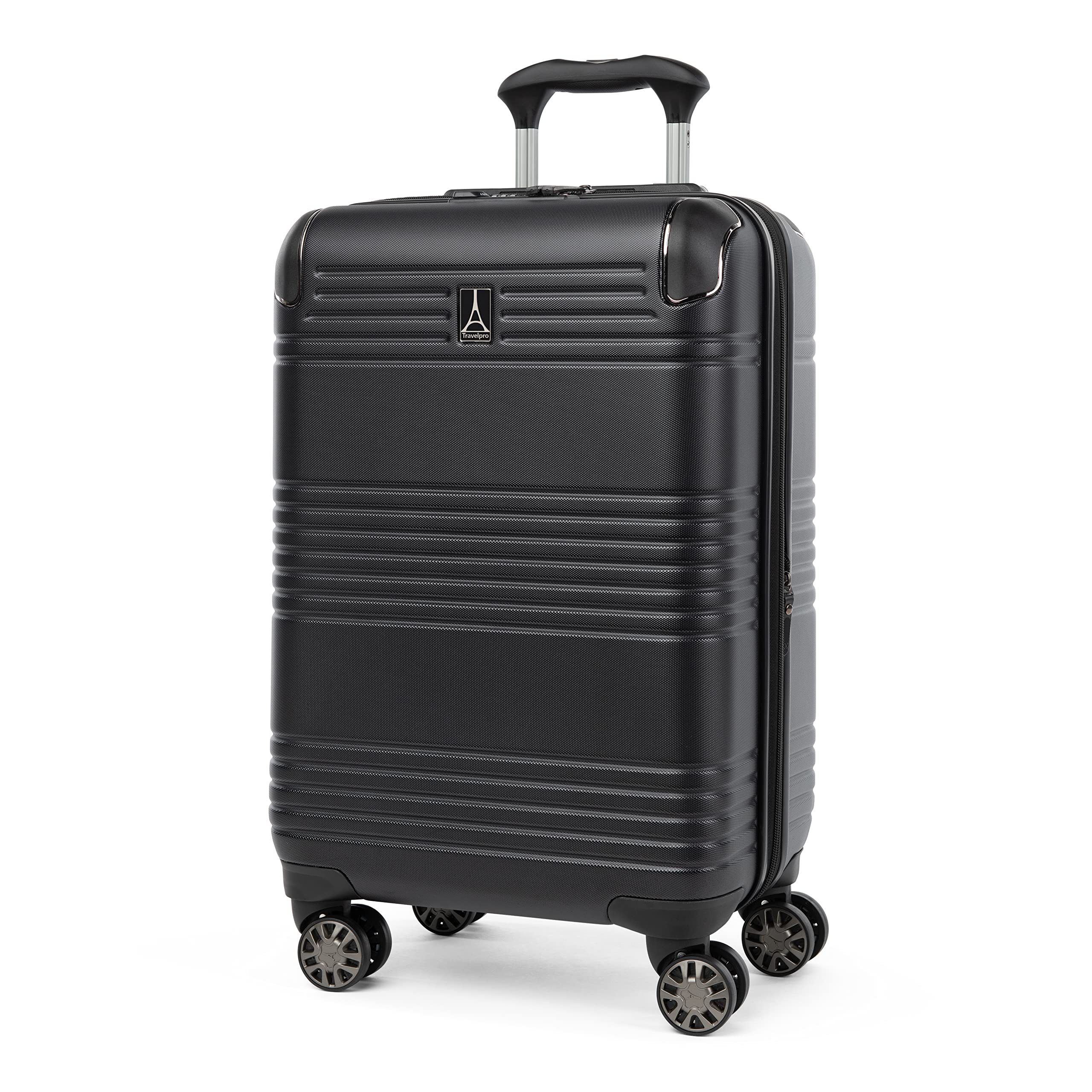 travelpro-roundtrip-hardside-expandable-luggage-set-21-25-black-2-piece-with-tsa image 2
