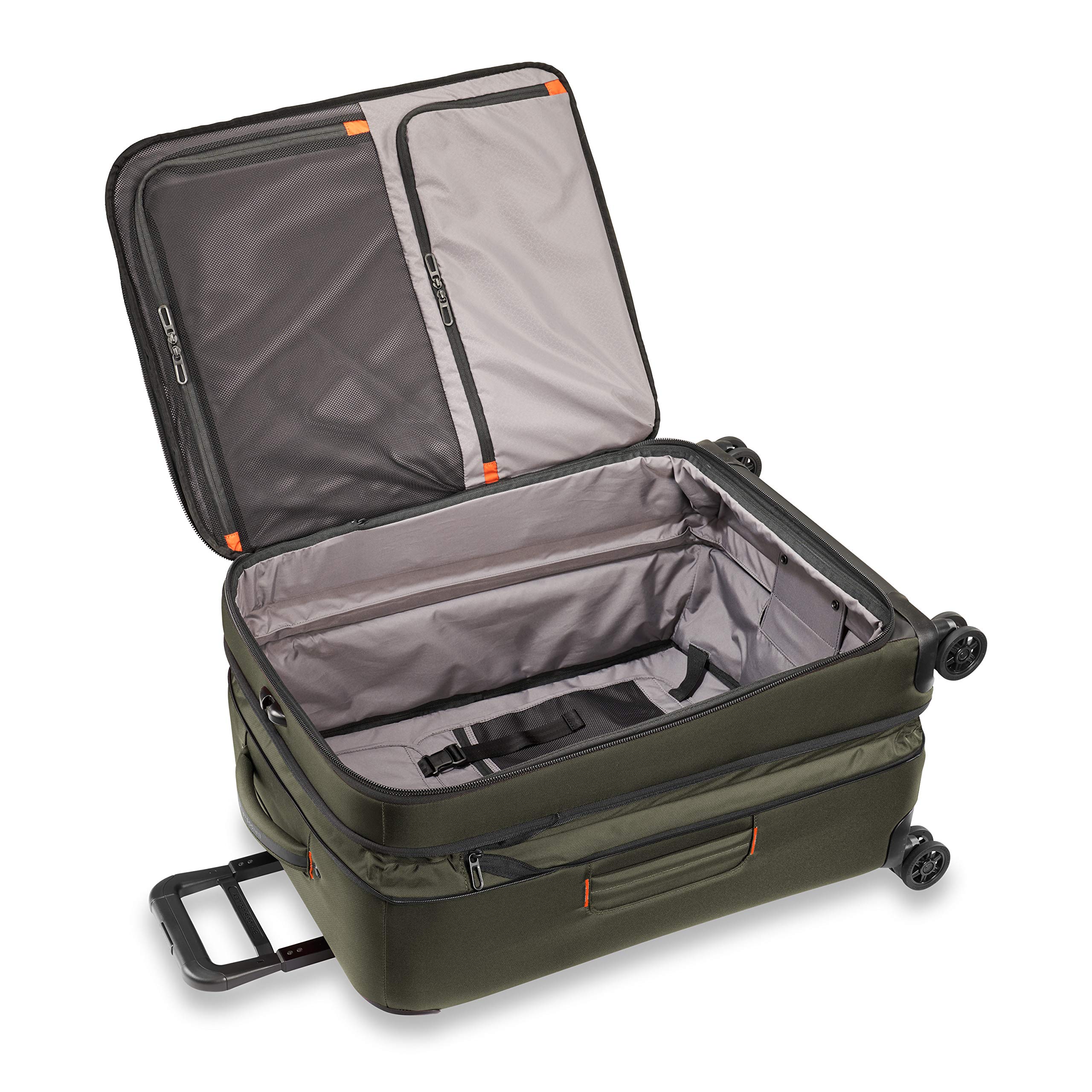 briggs-riley-zdx-26-medium-expandable-spinner-checked-luggage-hunter image 8