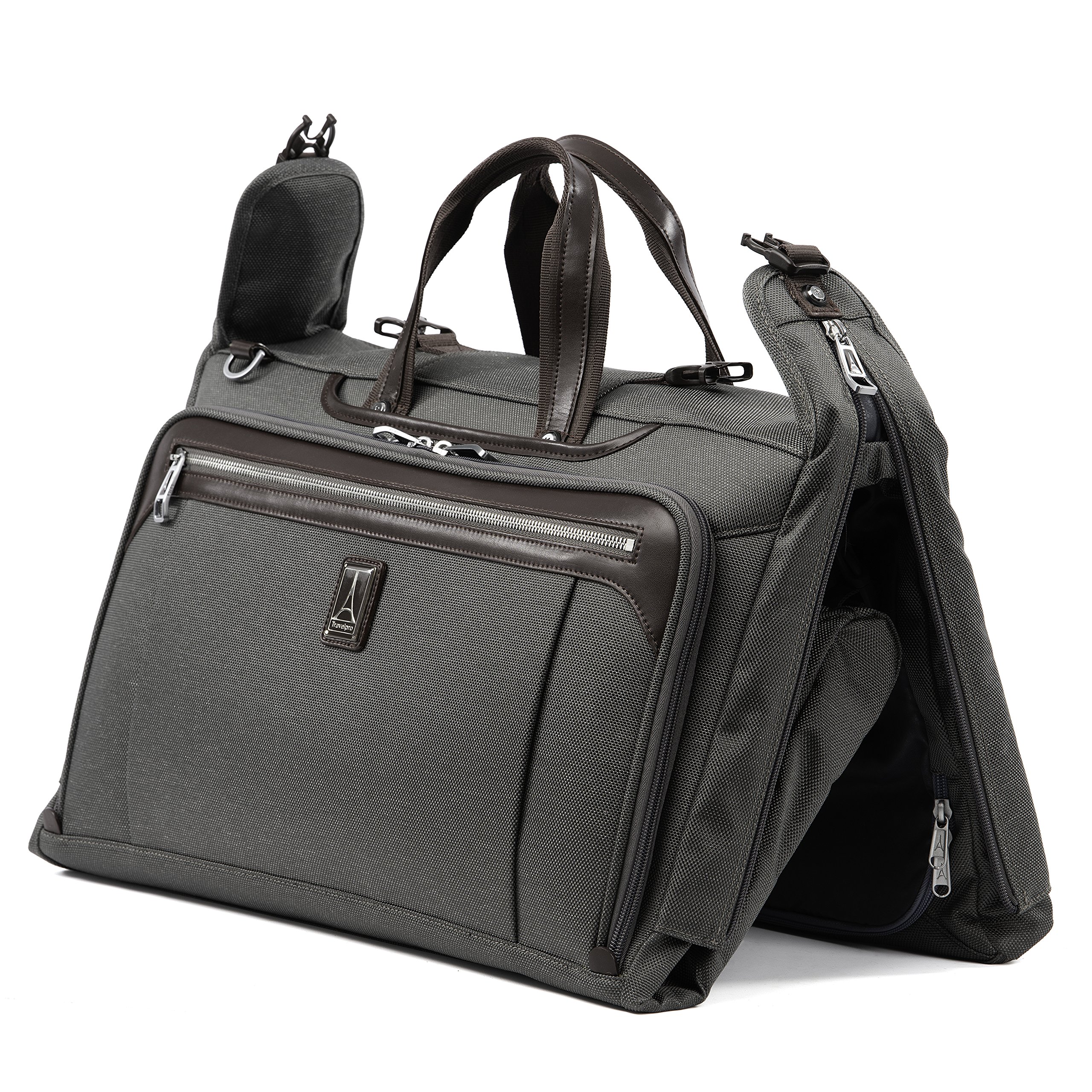 travelpro-platinum-elite-tri-fold-carry-on-garment-bag-men-and-women-vintage-gre image 3