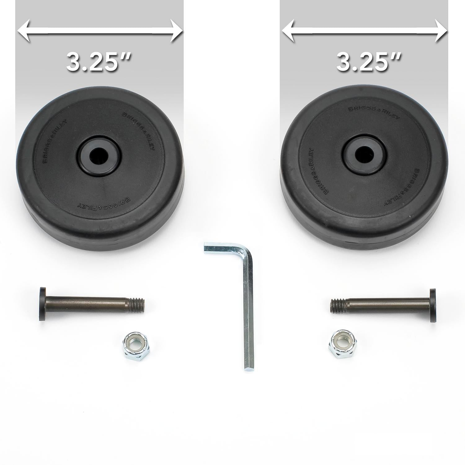 briggs-riley-baseline-large-quick-change-wheel-repair-kit-3-25-wheels-for-2007-m image 1