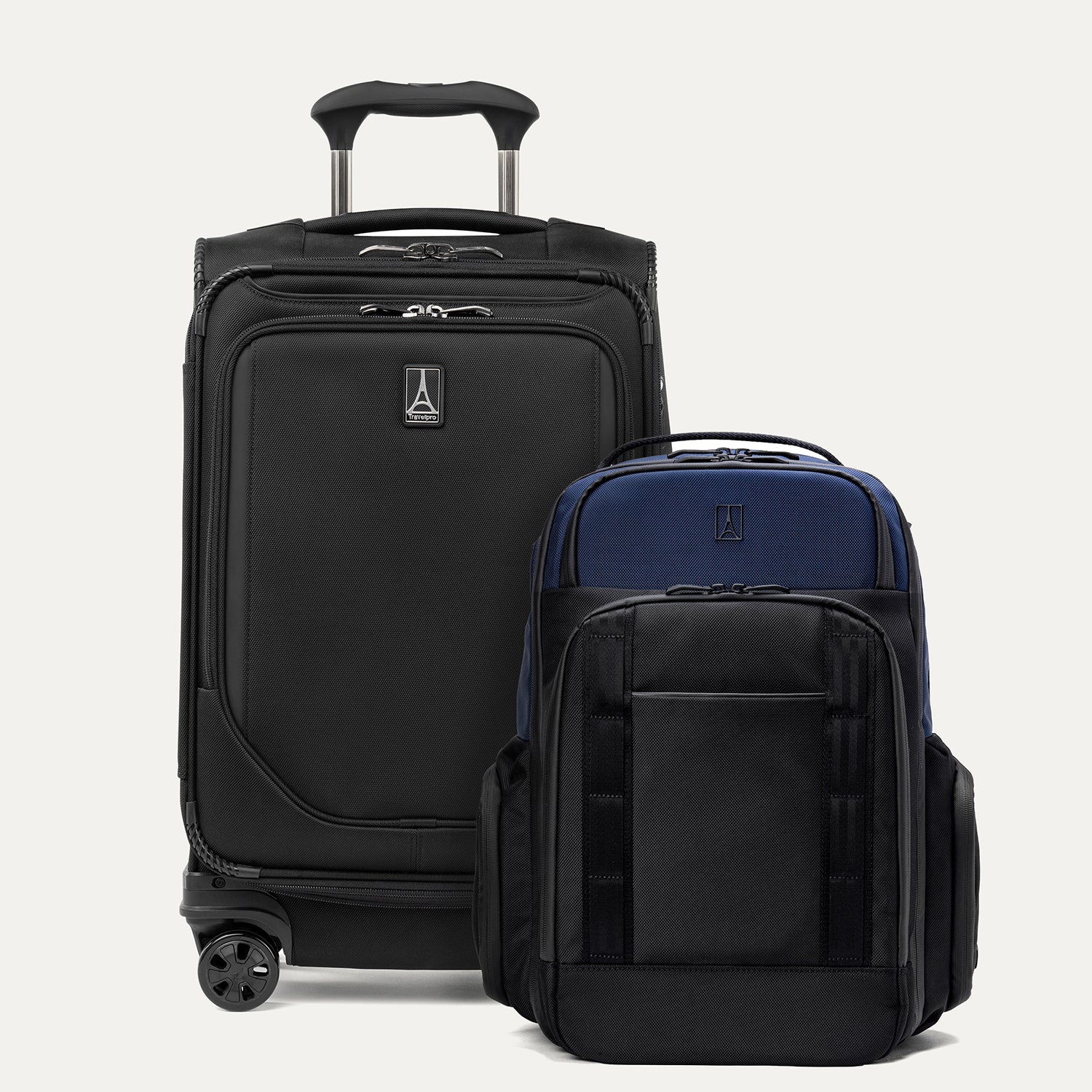 travelpro-crew-classic-carry-on-spinner-altitude-large-backpack-set-2-piece-lugg image 1