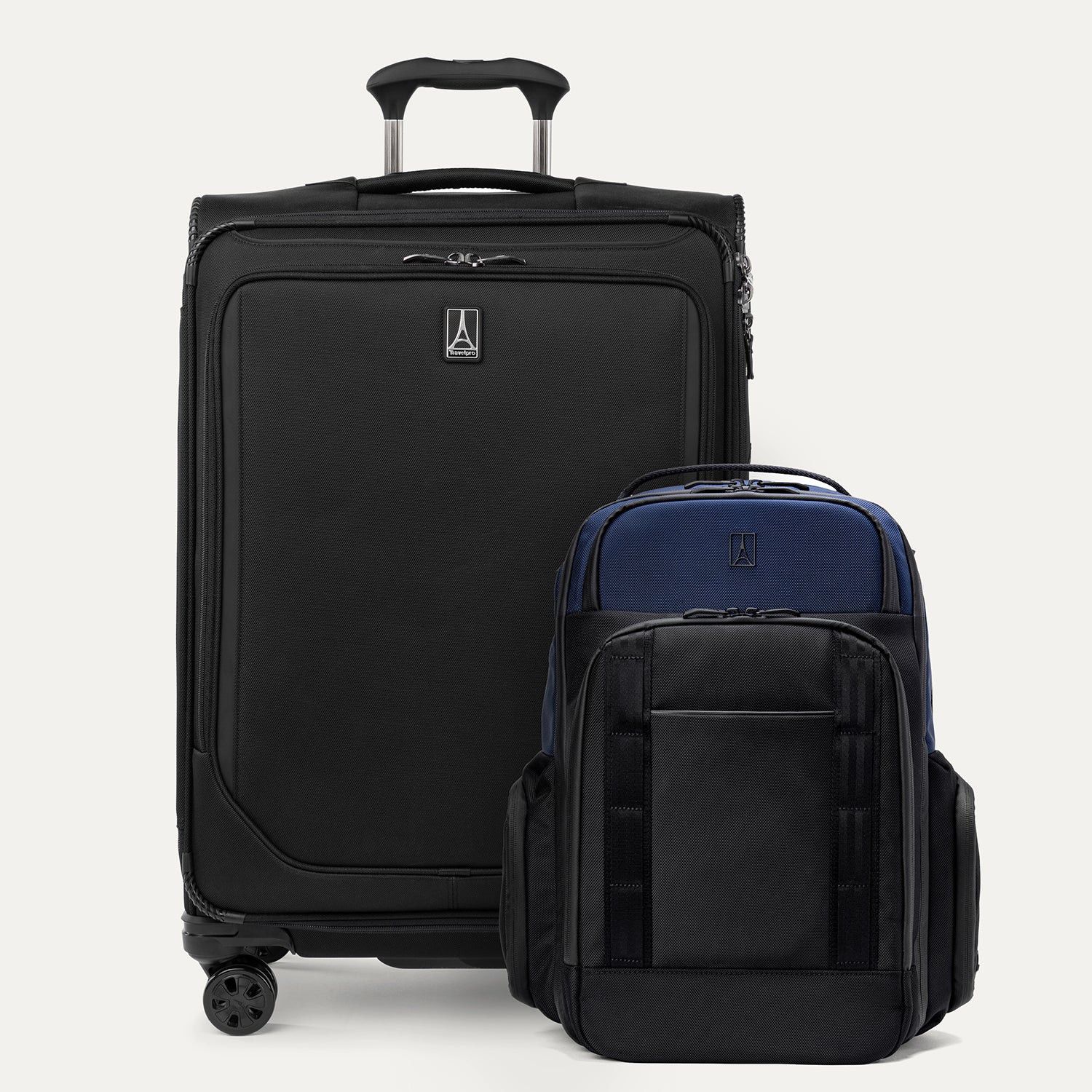 travelpro-crew-classic-medium-check-in-spinner-altitude-large-backpack-set-2-pie image 1