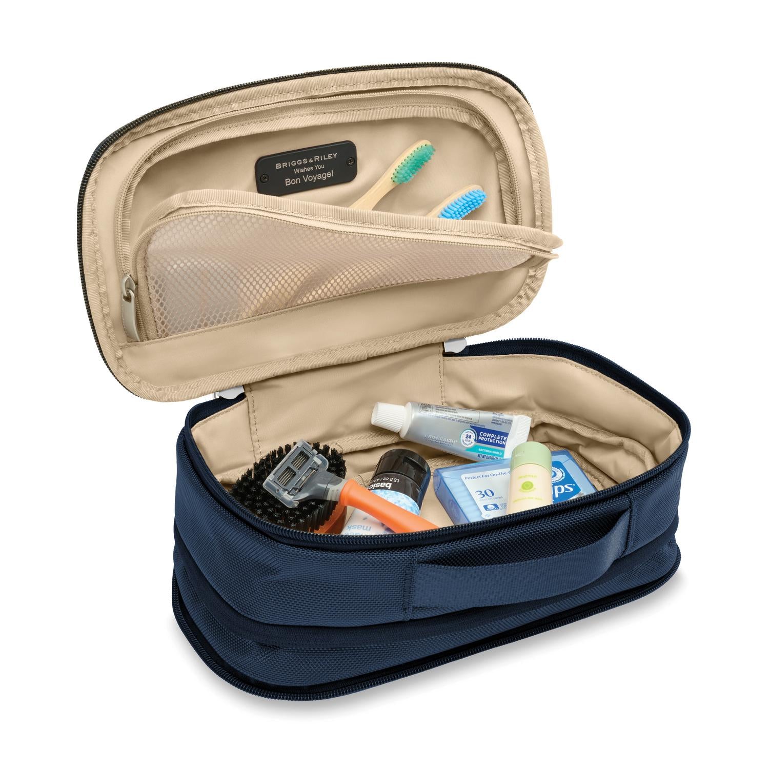 briggs-riley-baseline-expandable-essentials-kit-ballistic-nylon-toiletry-bag-bla image 2