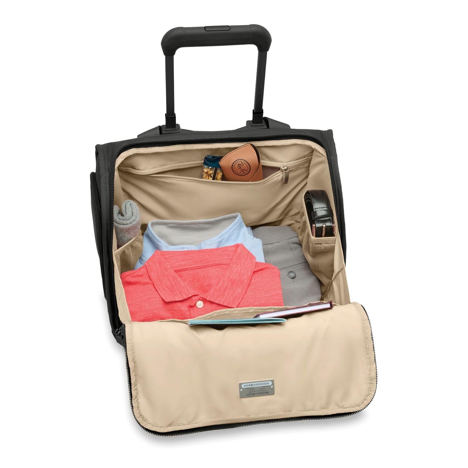 briggs-riley-baseline-2-wheel-cabin-bag-compact-underseat-bag-with-tablet-pocket image 2