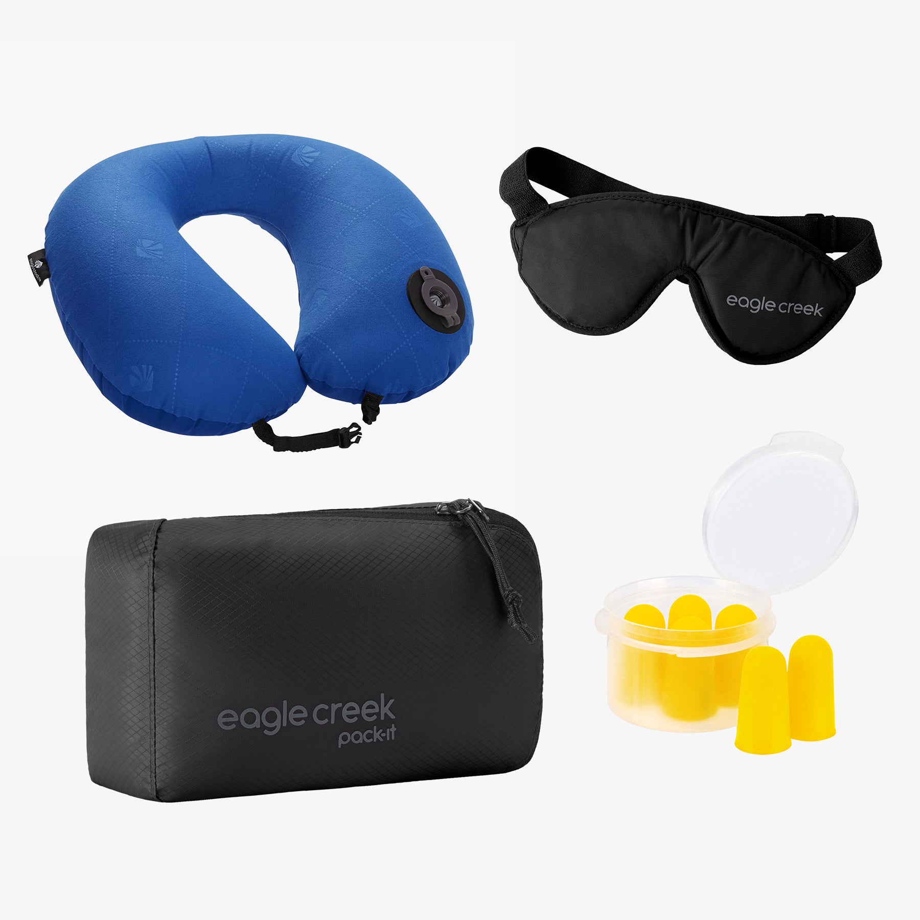 eagle-creek-comfort-bundle-includes-exhale-neck-pillow-and-pack-it-isolate-cube- image 2