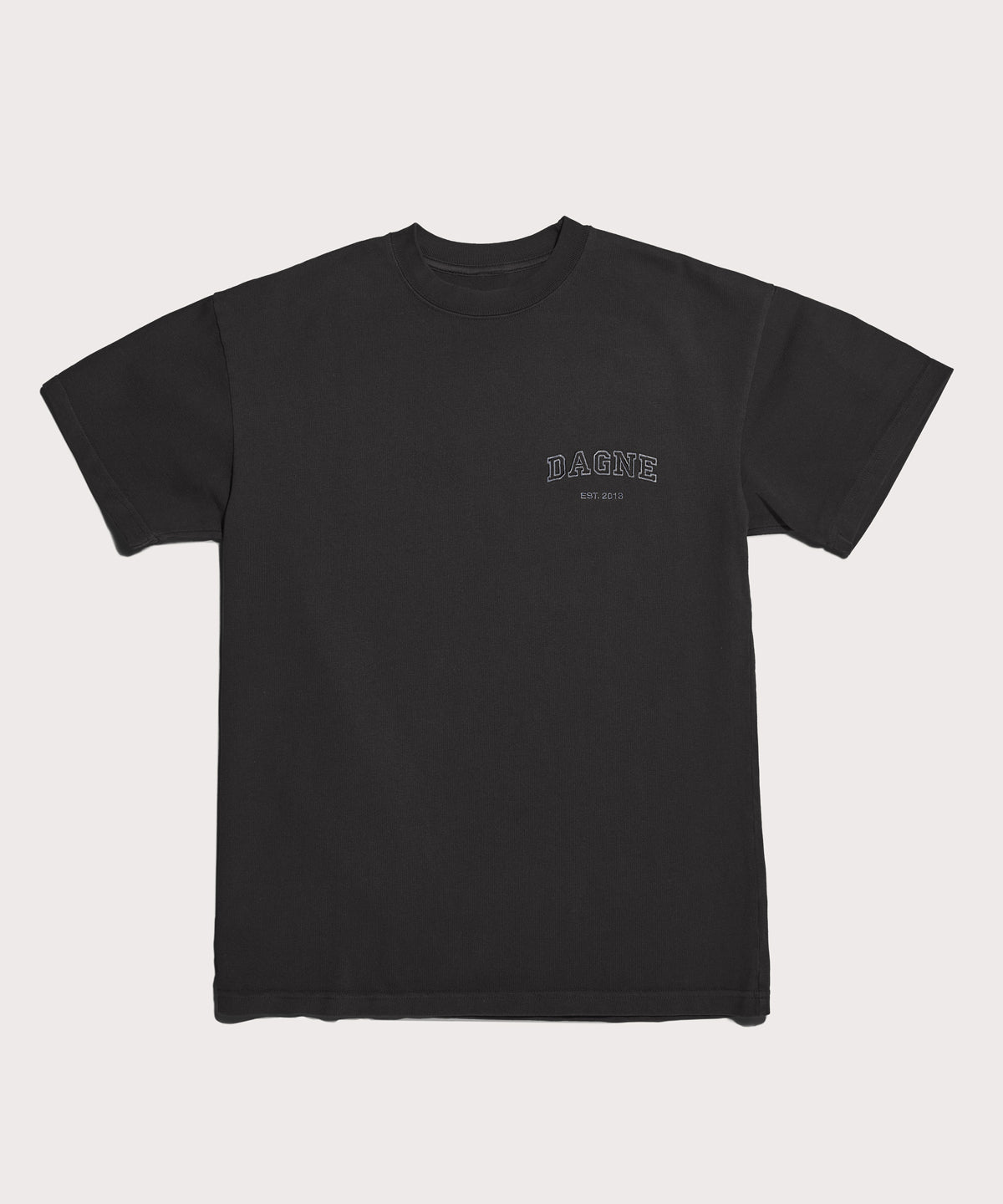 dagne-dover-varsity-logo-t-shirt-in-onyx-medium image 7