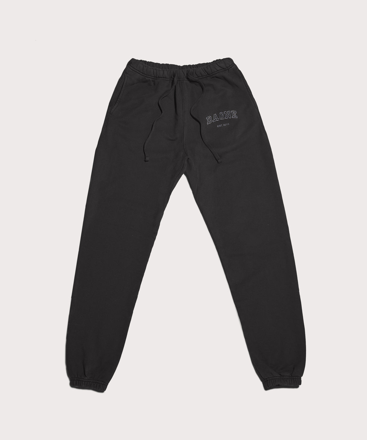 dagne-dover-varsity-logo-sweatpants-in-onyx-xl image 7