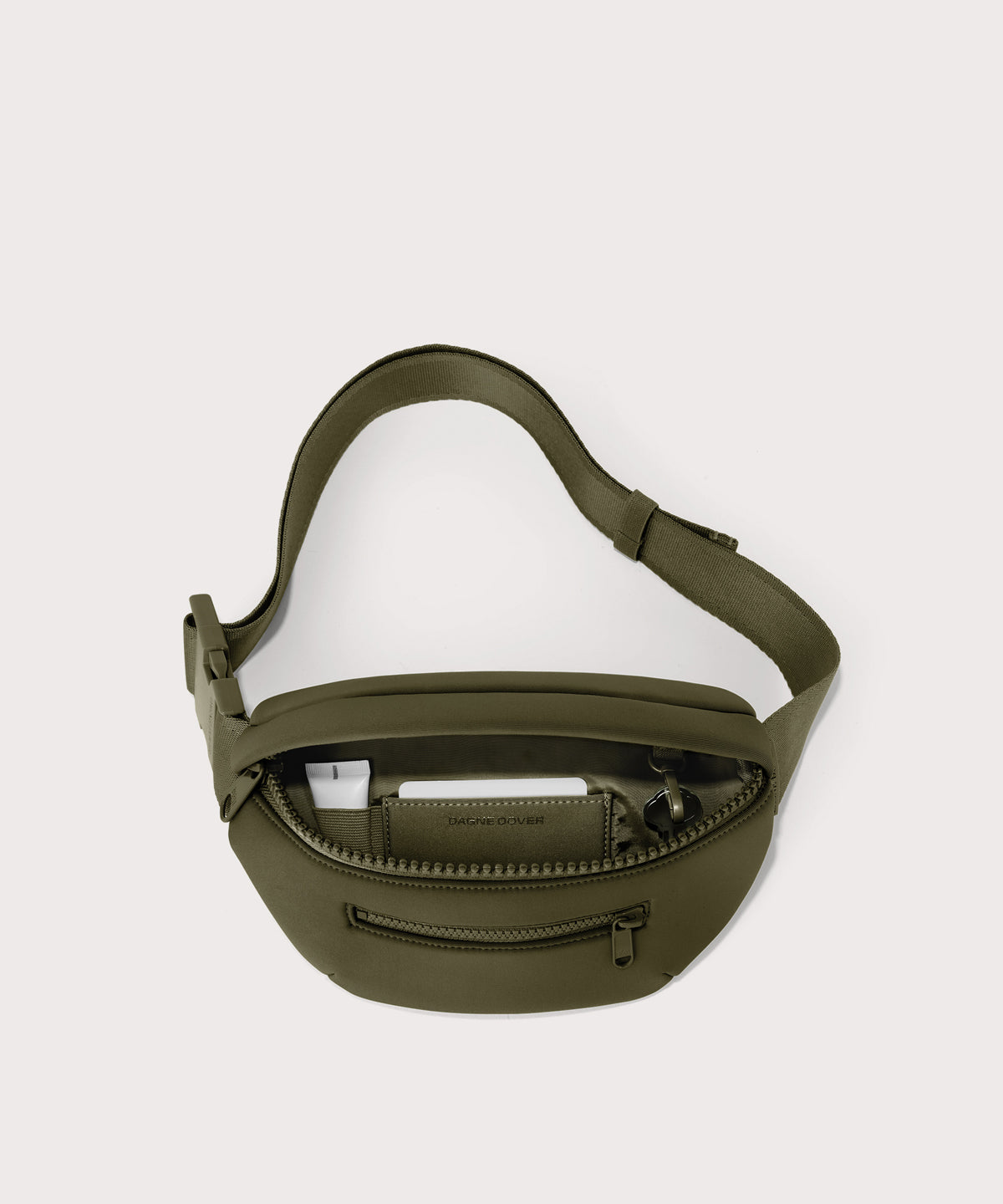 dagne-dover-ace-fanny-pack-in-dark-moss image 2