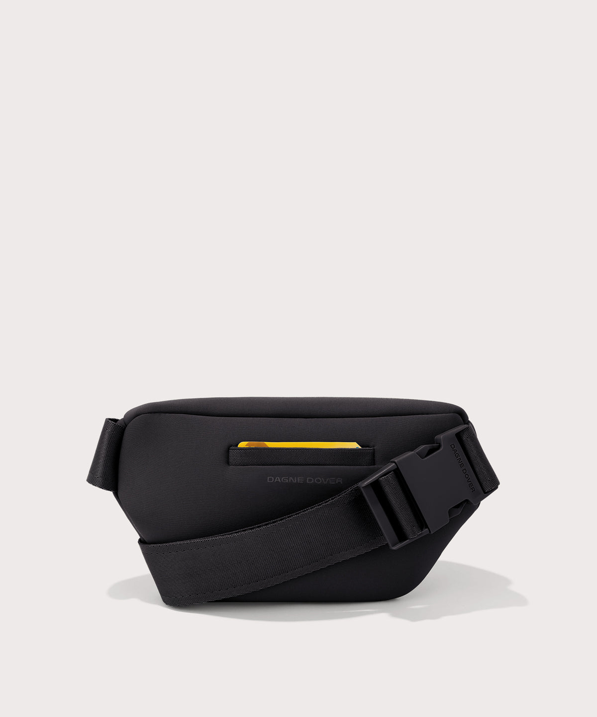 dagne-dover-ace-fanny-pack-in-onyx-waterproof-neoprene-belt-bag image 4