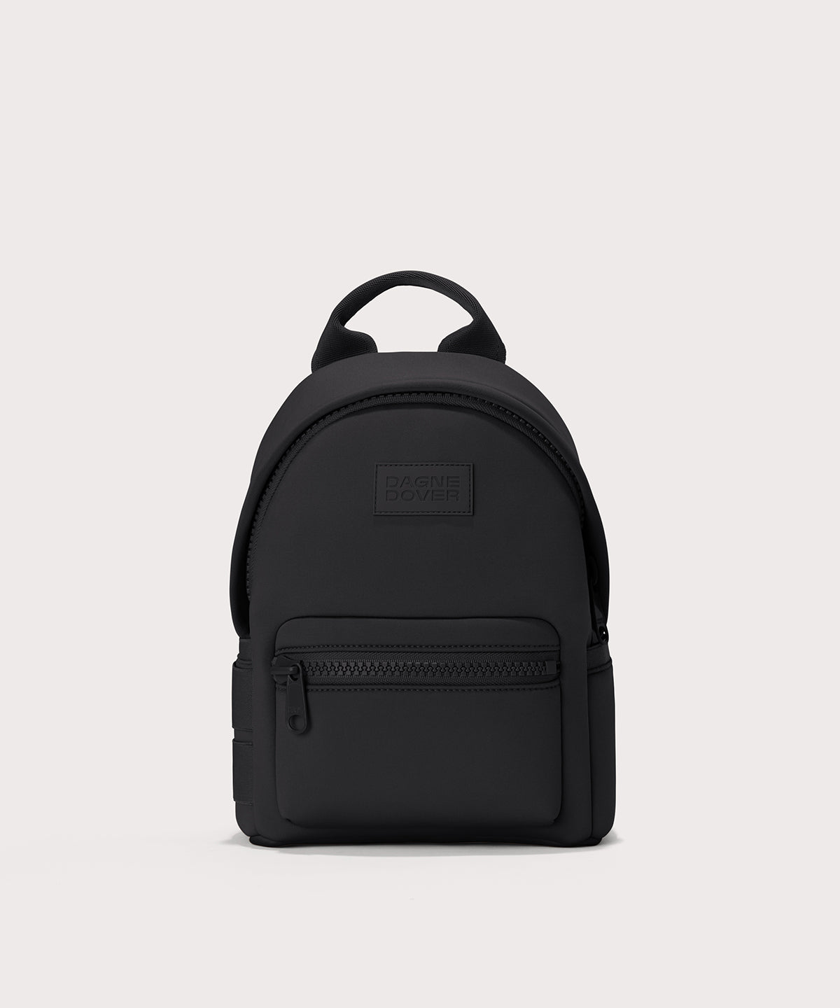 dagne-dover-dakota-backpack-in-onyx-small-compact-neoprene-backpack-with-tablet- image 1