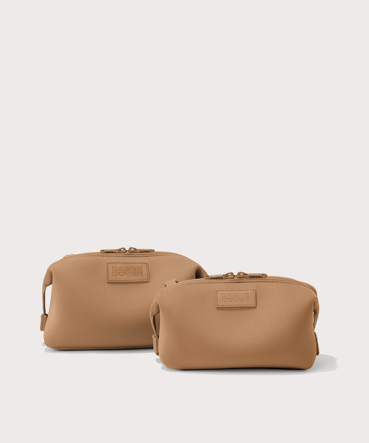 dagne-dover-hunter-toiletry-bag-large-in-camel-neoprene-travel-organizer-with-re image 4