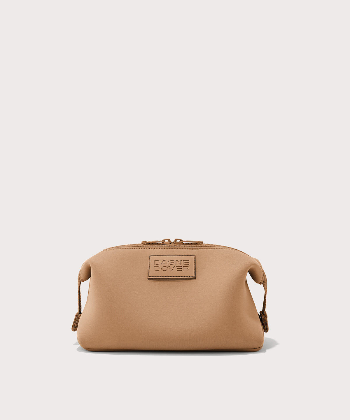 dagne-dover-hunter-toiletry-bag-large-in-camel-neoprene-travel-organizer-with-re image 1
