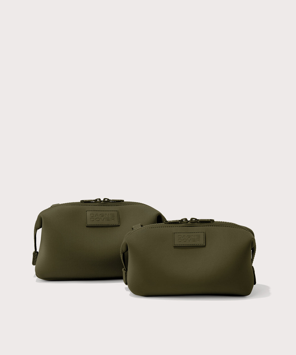 dagne-dover-hunter-toiletry-bag-in-dark-moss-small-premium-neoprene-organizer image 4