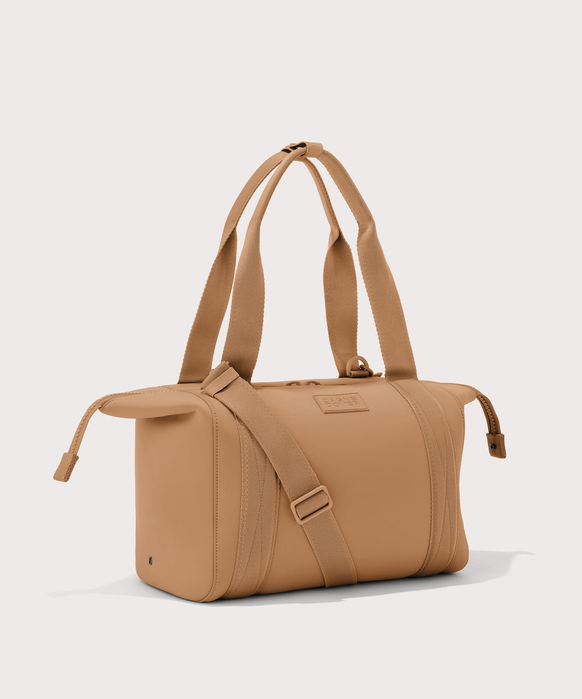 dagne-dover-landon-carryall-in-camel-medium-versatile-2-in-1-duffle-gym-bag image 6