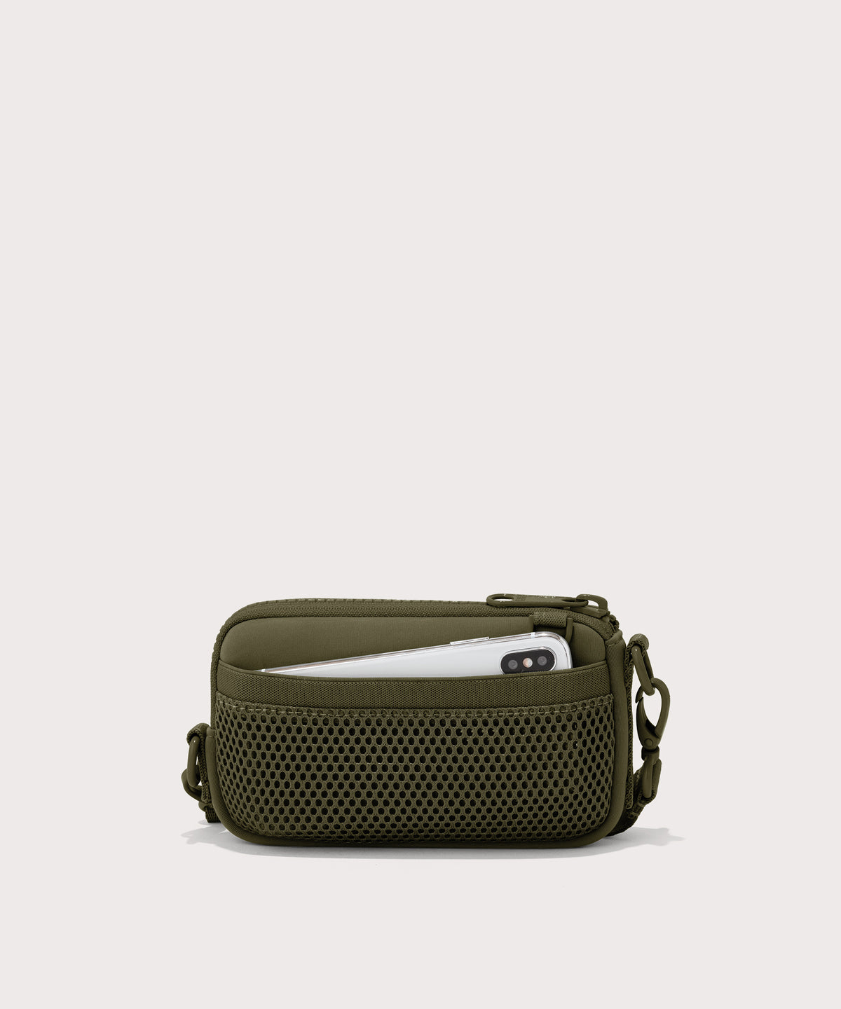 dagne-dover-mara-phone-sling-in-dark-moss-neoprene-sling-bag image 4