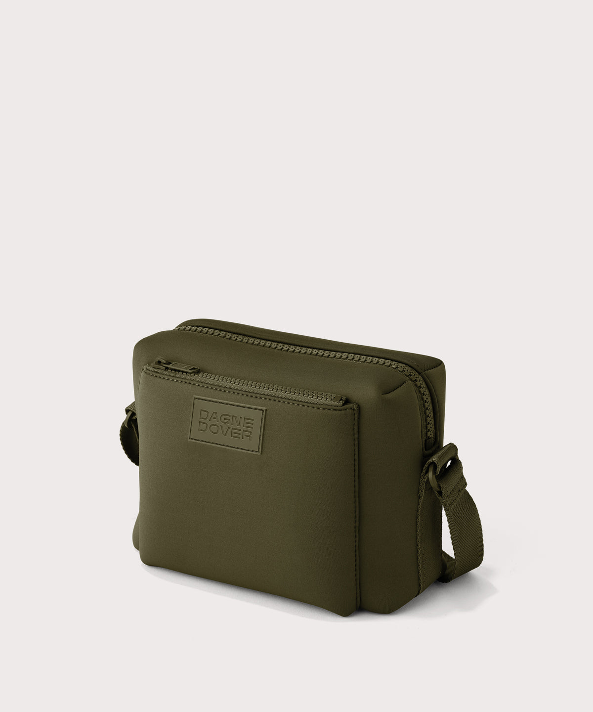 dagne-dover-micah-crossbody-in-dark-moss-lightweight-neoprene-crossbody-bag image 4