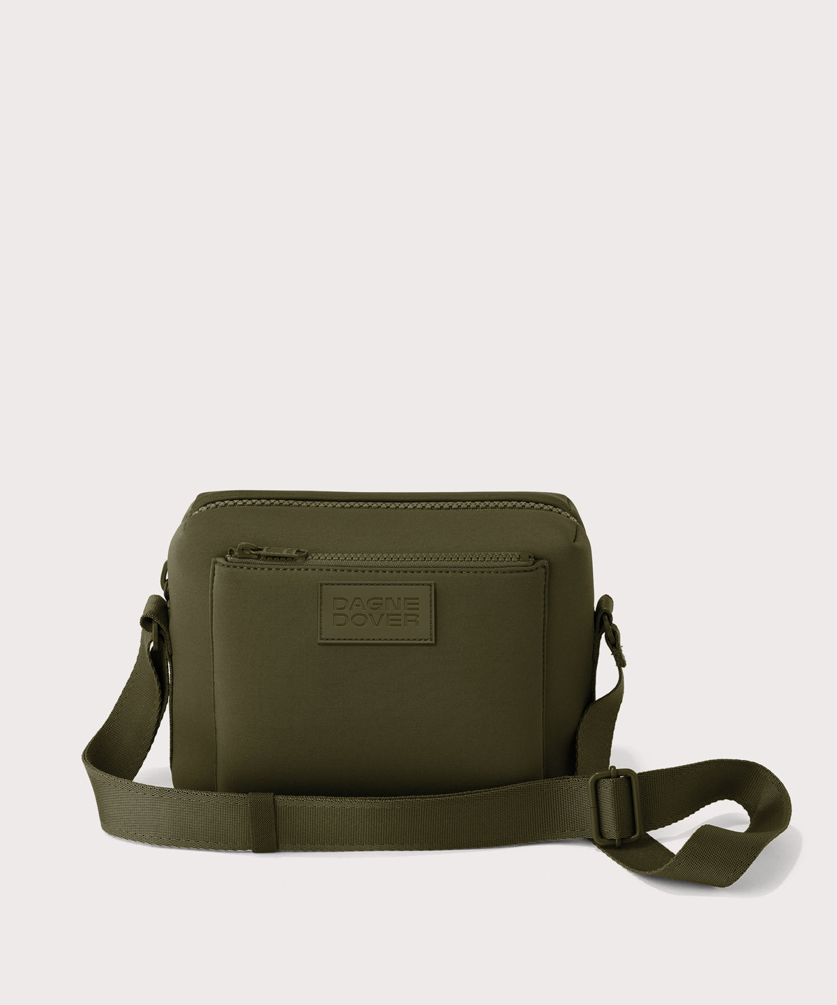 dagne-dover-micah-crossbody-in-dark-moss-lightweight-neoprene-crossbody-bag image 3