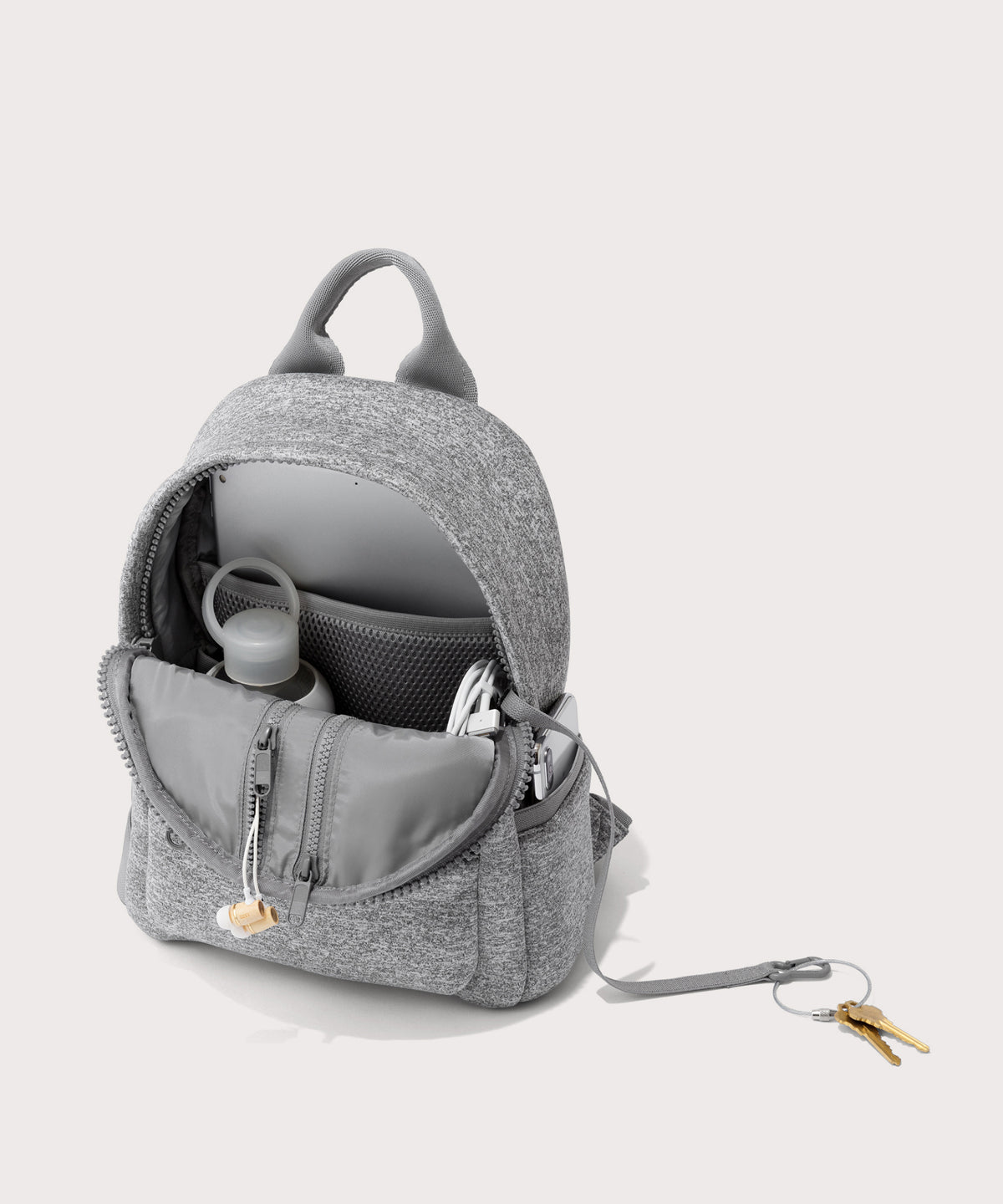dagne-dover-dakota-backpack-in-heather-grey-small image 3