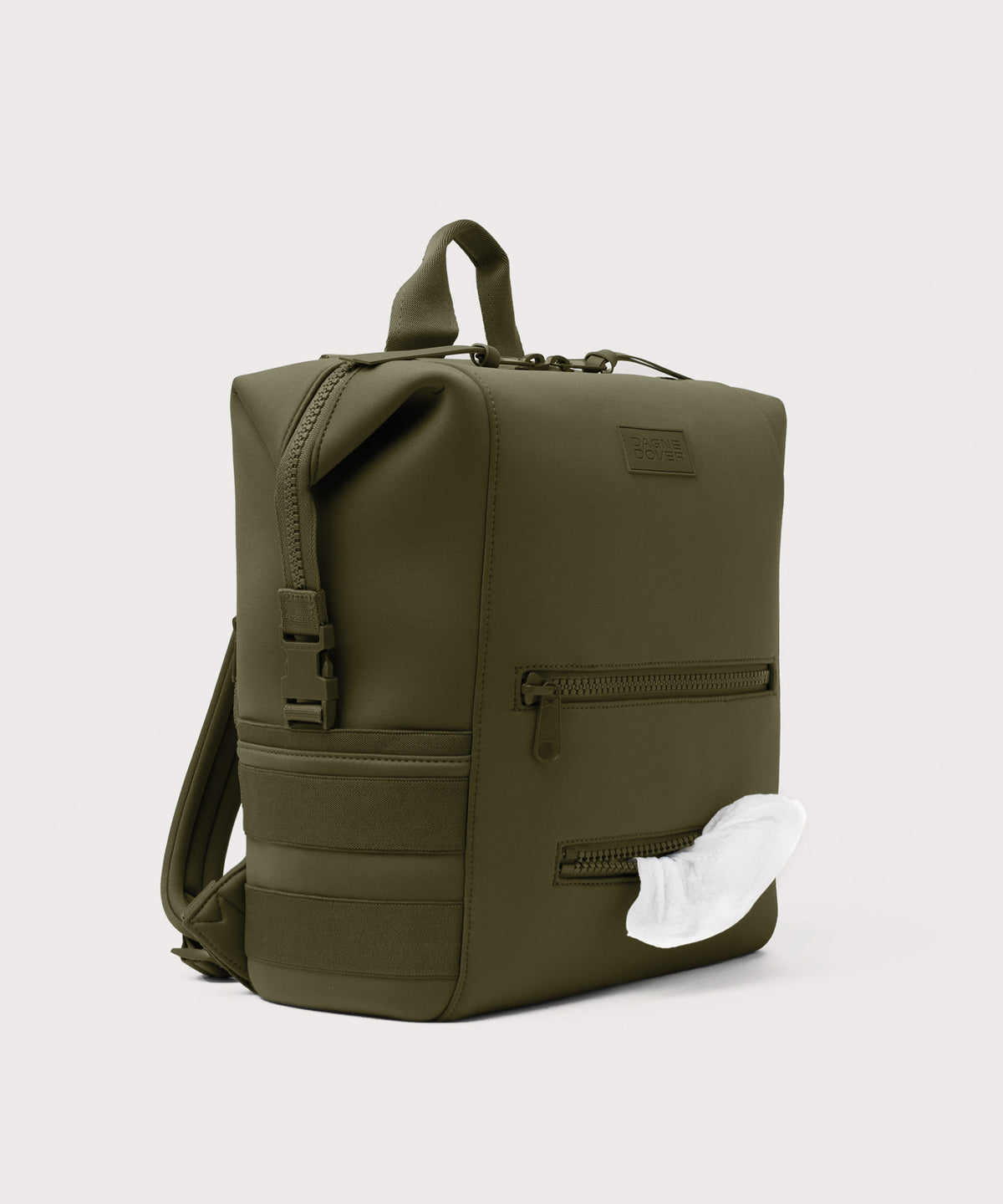 dagne-dover-indi-diaper-backpack-in-dark-moss-large image 6