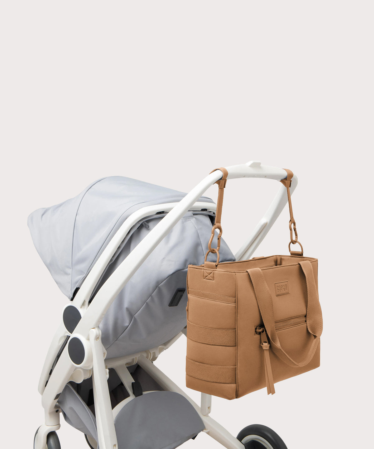 dagne-dover-wade-diaper-tote-in-camel-large-baby-bag-with-exterior-phone-pocket image 7