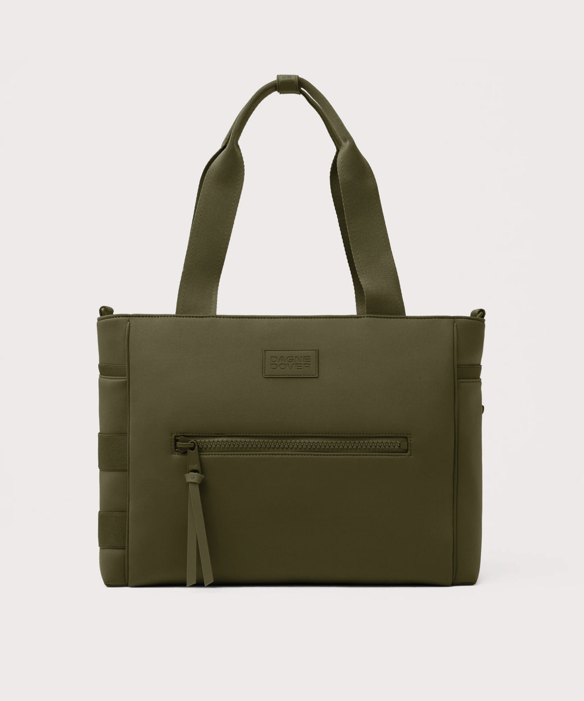 dagne-dover-wade-diaper-tote-in-dark-moss-large-baby-bag-with-multiple-pockets image 3