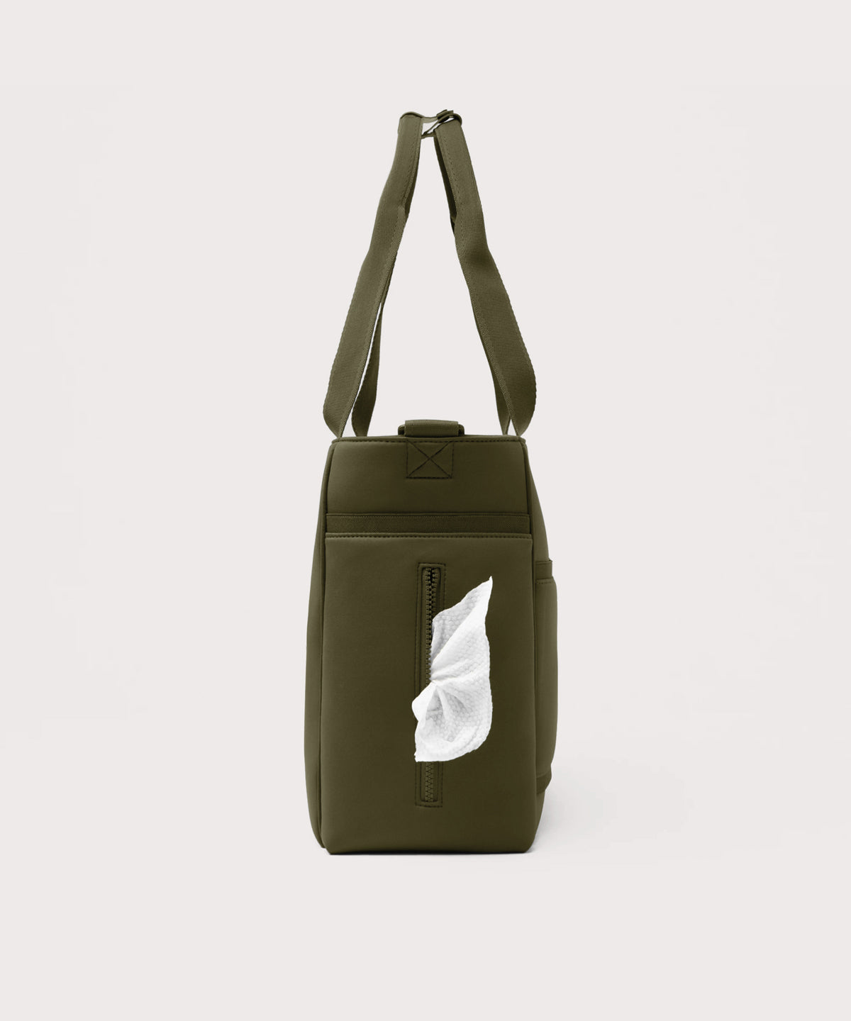 dagne-dover-wade-diaper-tote-in-dark-moss-large-baby-bag-with-multiple-pockets image 6