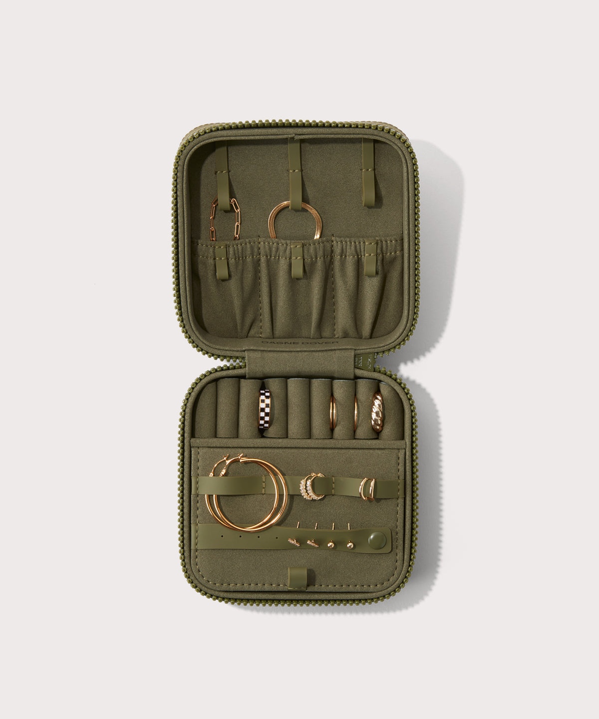 dagne-dover-frankie-jewelry-case-in-dark-moss-large image 2