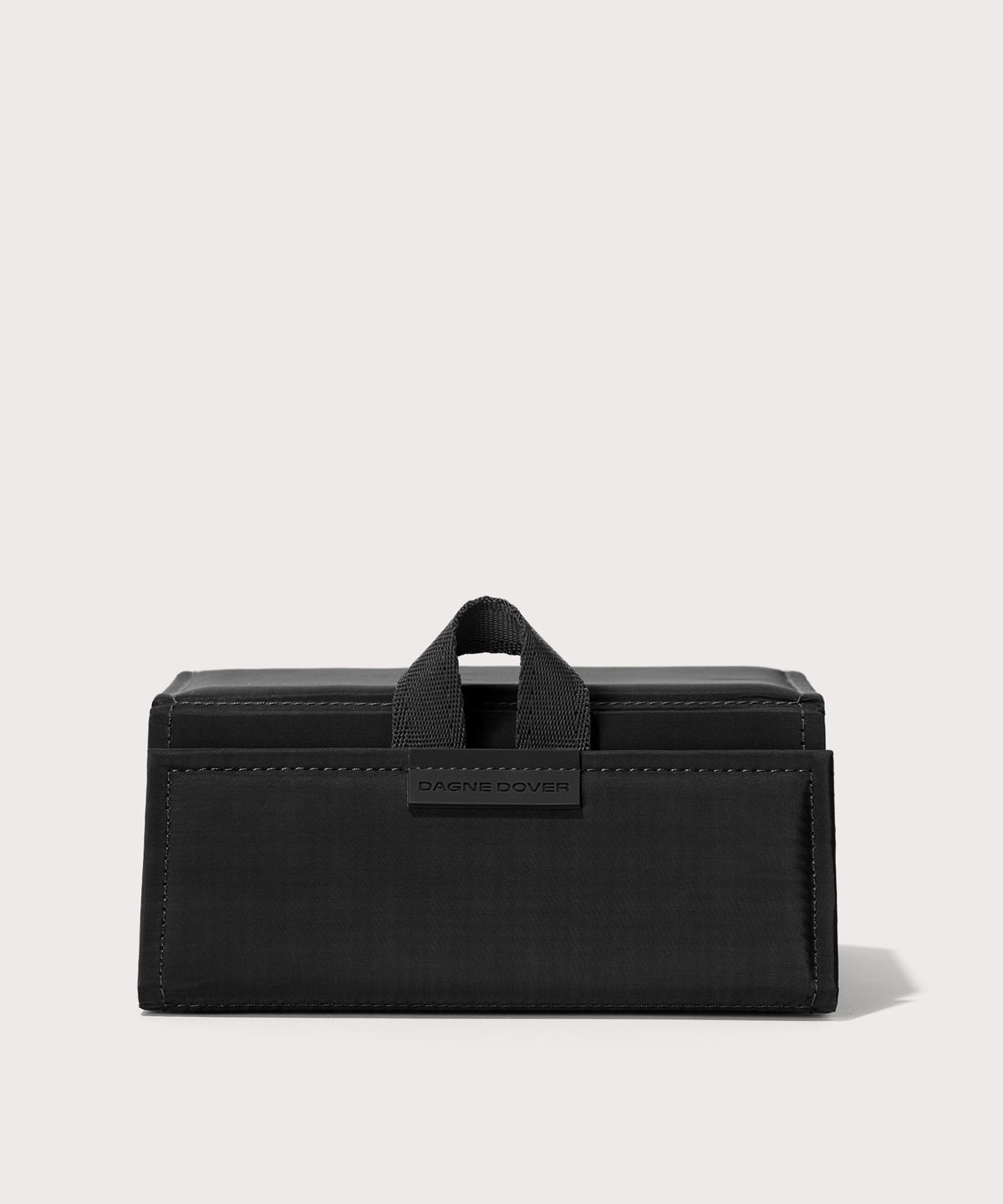 dagne-dover-remi-glasses-case-in-onyx-foldable-travel-sunglasses-holder image 1