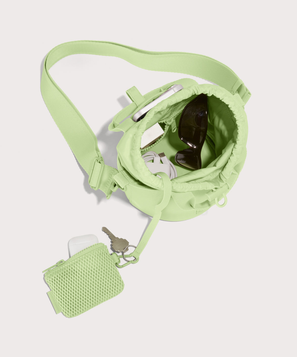 dagne-dover-nico-bucket-bag-in-matcha-latte image 2