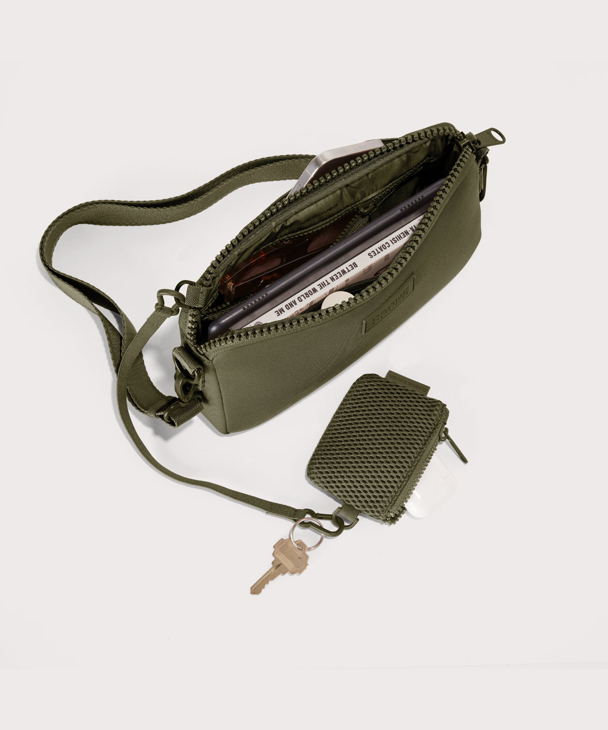 dagne-dover-nora-shoulder-bag-in-dark-moss image 2