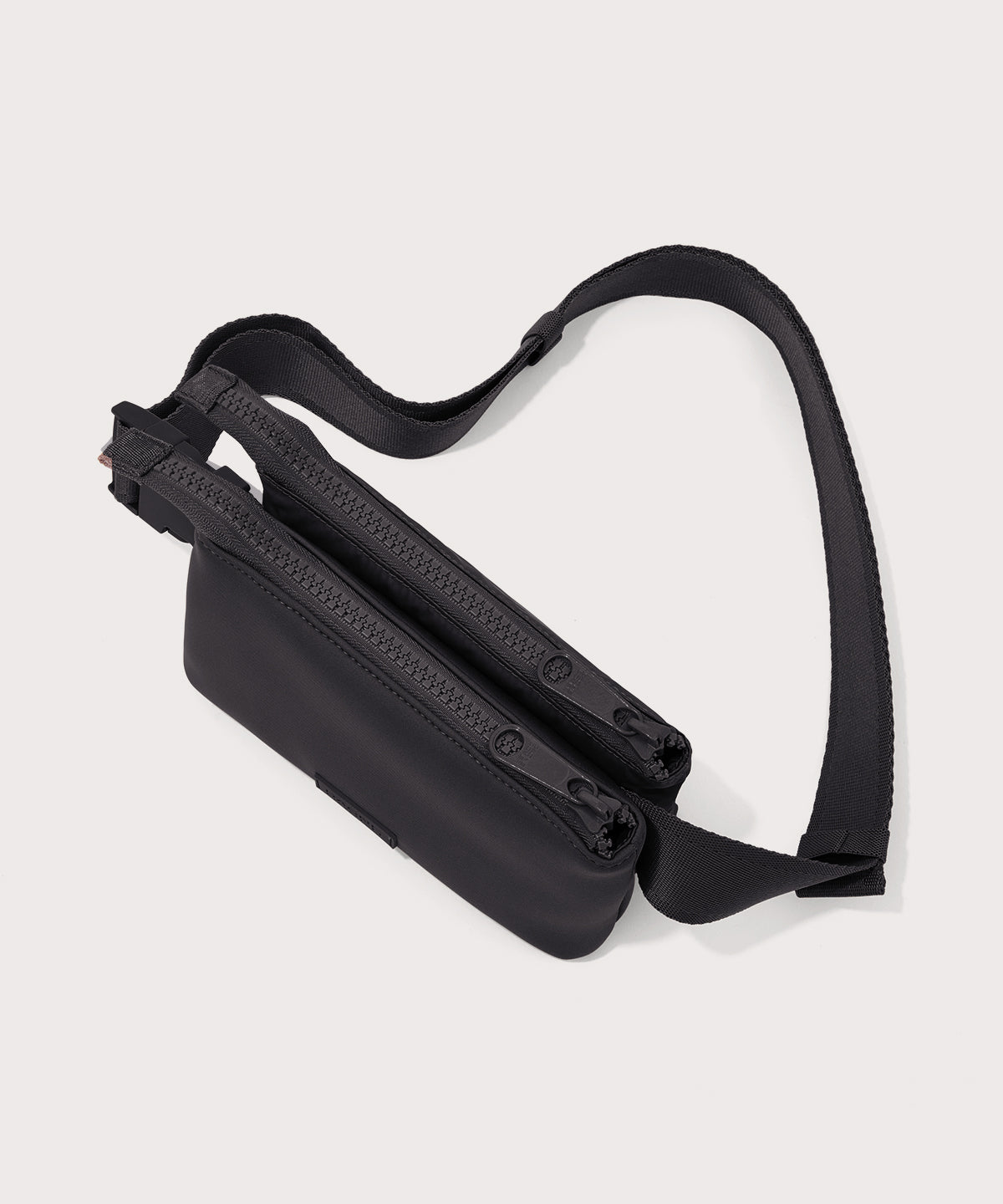 dagne-dover-bennie-sling-in-onyx-dual-pouch-hands-free-crossbody-with-water-repe image 5
